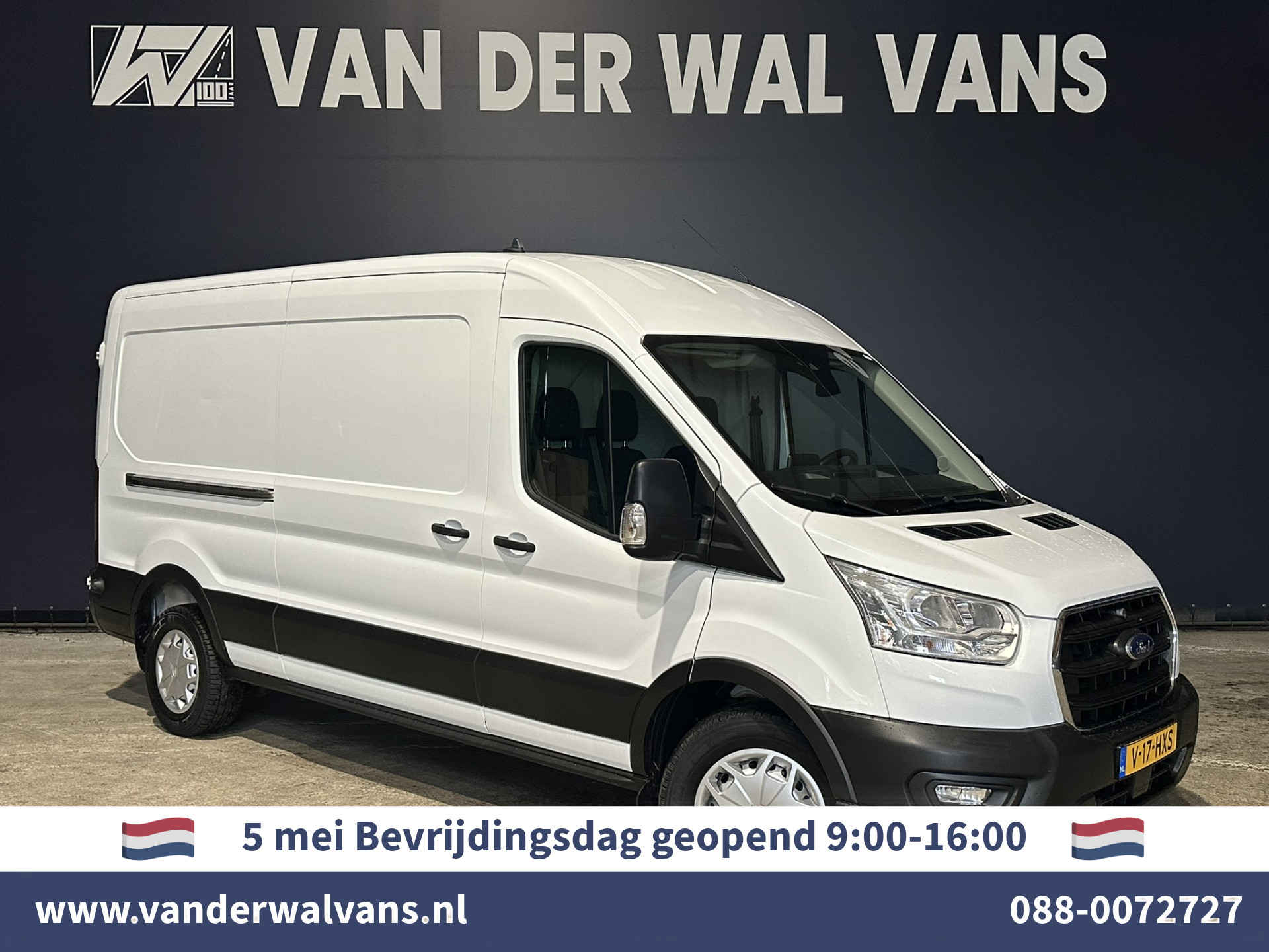 Ford Transit 2.0 TDCI 131pk L3H2 Euro6 Airco | Navigatie | Camera | Cruisecontrol | Apple Carplay | Stoelverwarming Android Auto, verwarmde voorruit, Parkeersensoren, Bijrijdersbank