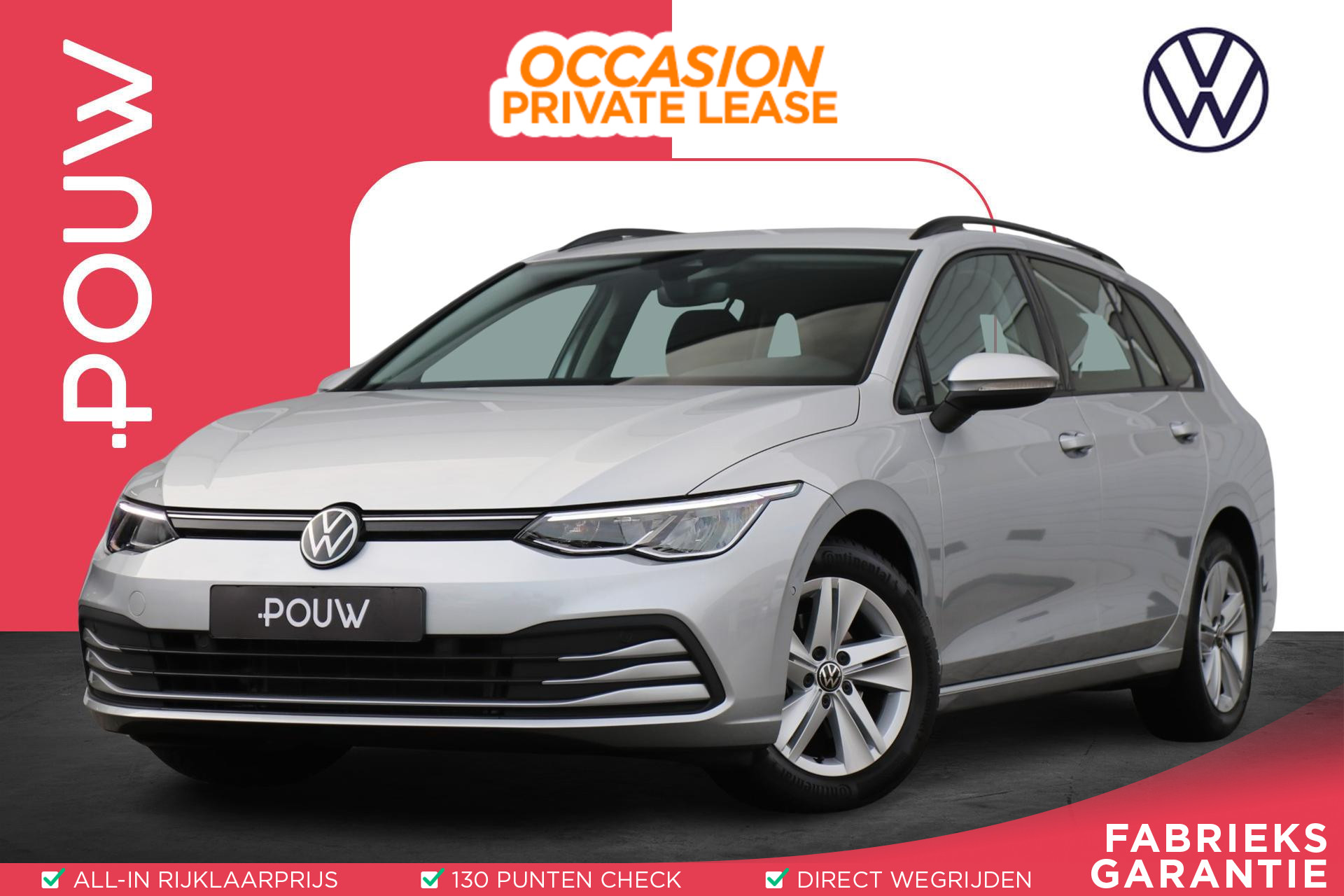 Volkswagen Golf Variant 1.0 TSI 110pk Life Business | Navigatie| Camera | Stuurverwarming | Memory stoel