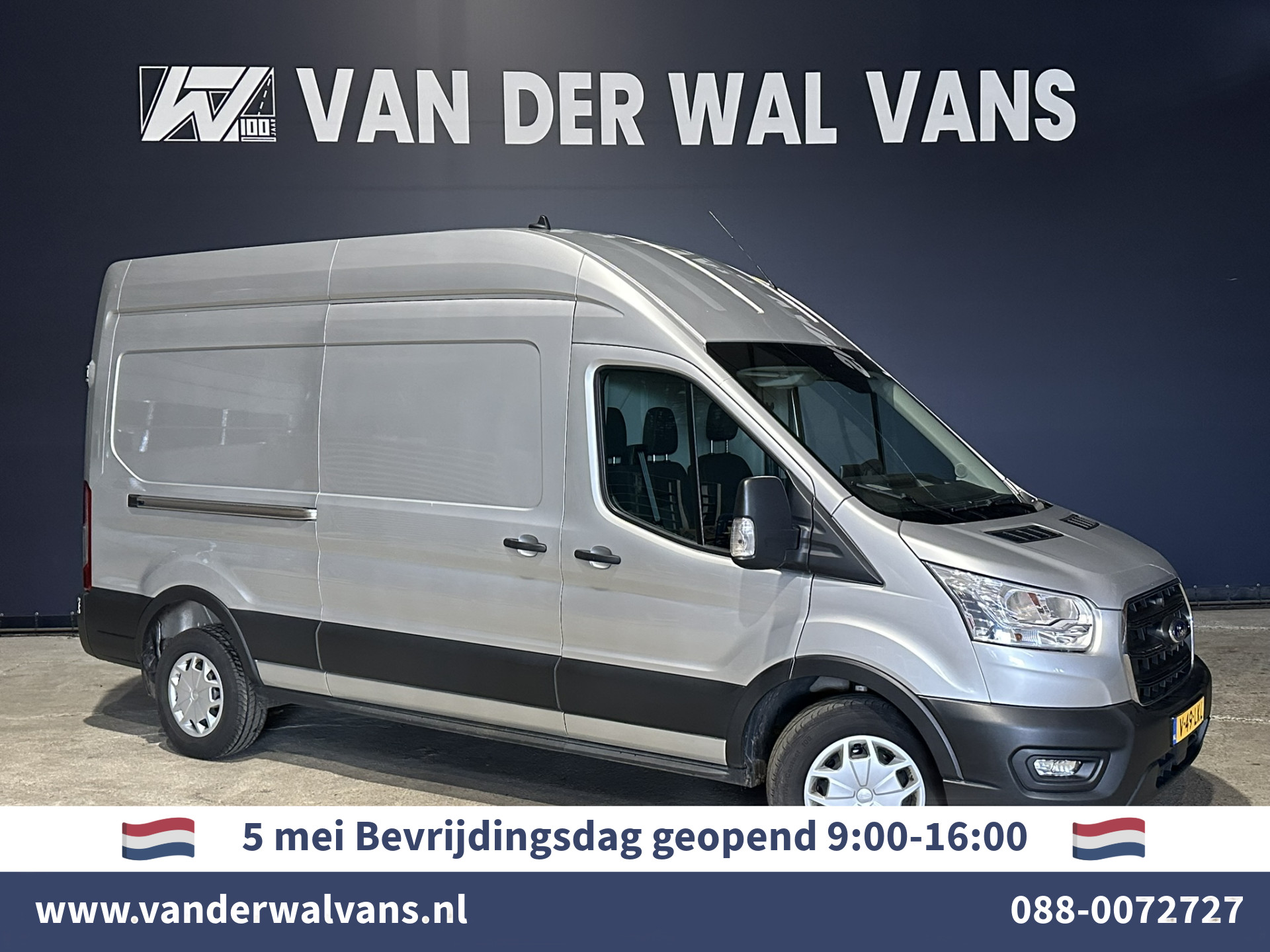 Ford Transit 2.0 TDCI 170pk L3H3 Euro6 Airco | Navigatie | 2500kg Trekhaak | Cruisecontrol Verwarmde voorruit, Parkeersensoren, Bijrijdersbank