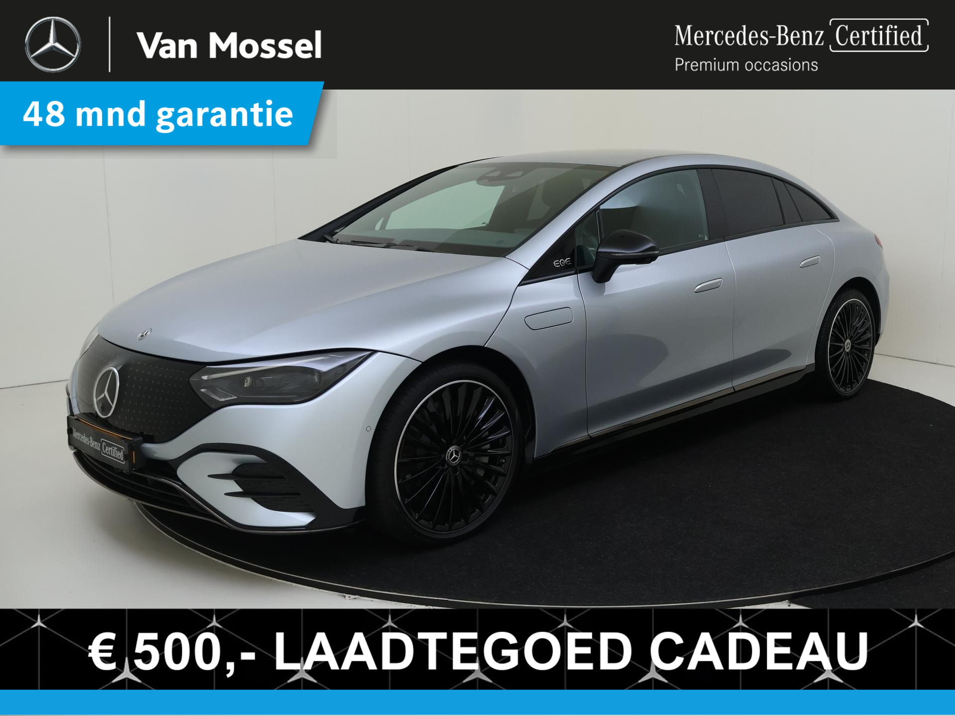 Mercedes-Benz EQE 300 Sport Edition 89 kWh Luchtvering / Multispaak / Nightpakket / Burmester / Memory Seats / 360 graden Camera /