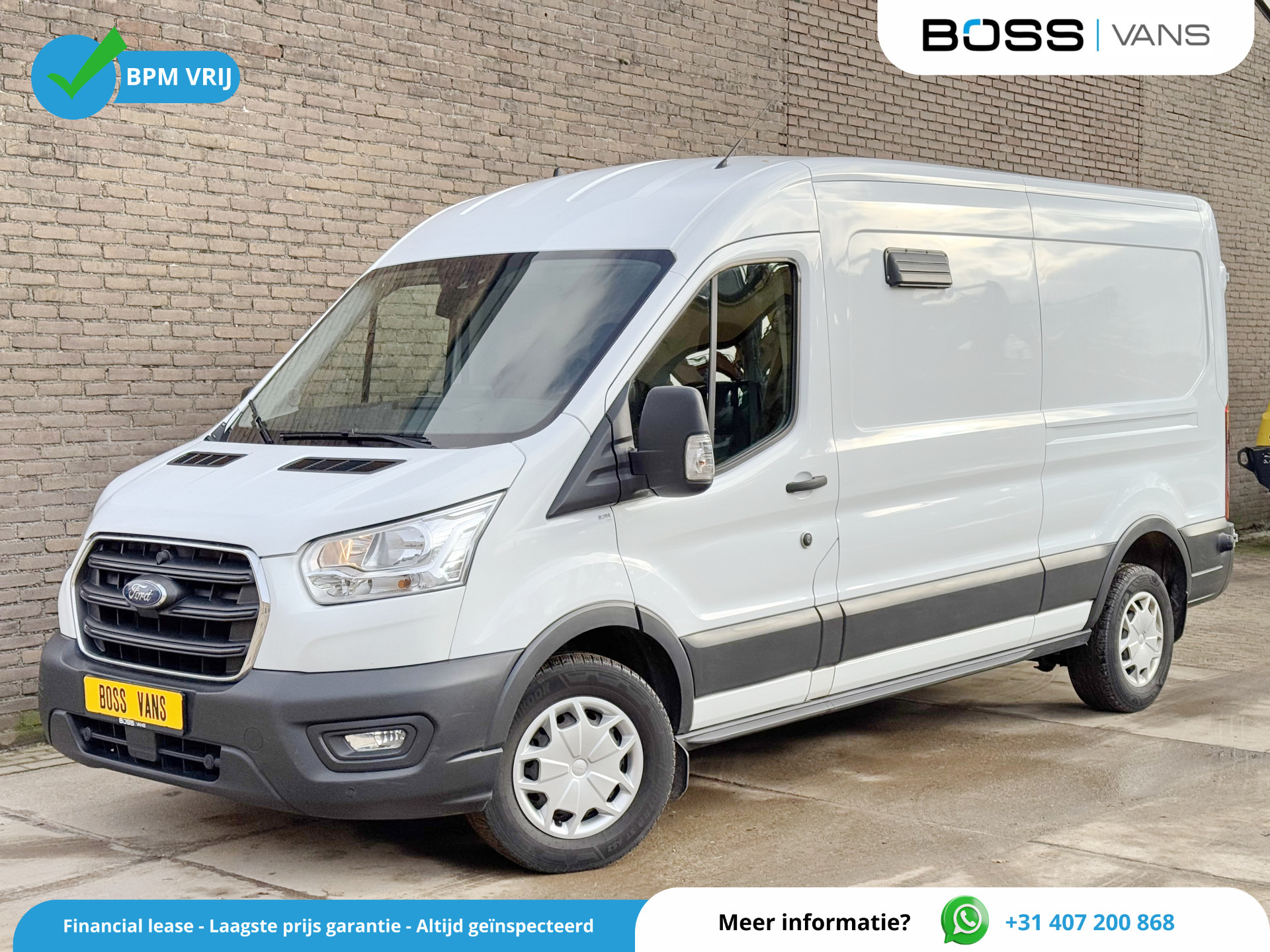 Ford Transit 185pk Automaat L3H2 Cruise Lane Assist Standkachel