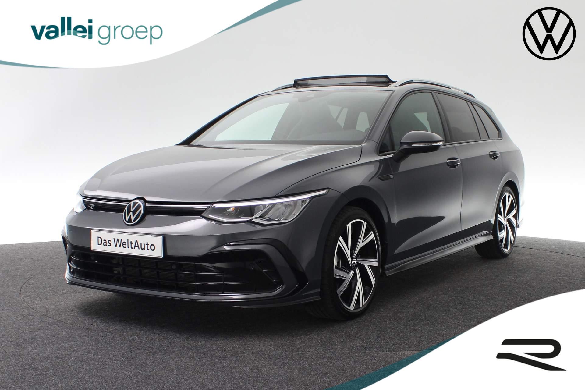 Volkswagen Golf Variant 1.5 eTSI 150PK DSG R-Line Business | Pano | Trekhaak | Navi | Camera | 18 inch