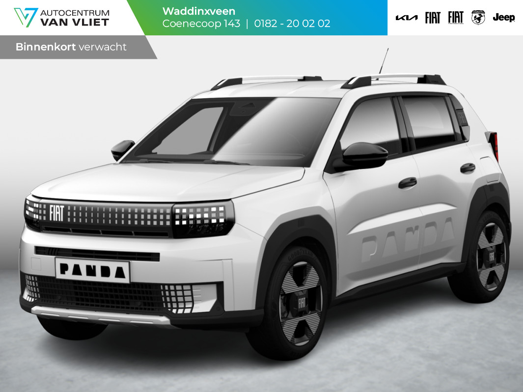 Fiat Panda Grande 1.2 Hybrid La Prima | Automaat | Camera | Clima | Apple Carplay | Cruise | Navi | 17" | Winter Pack