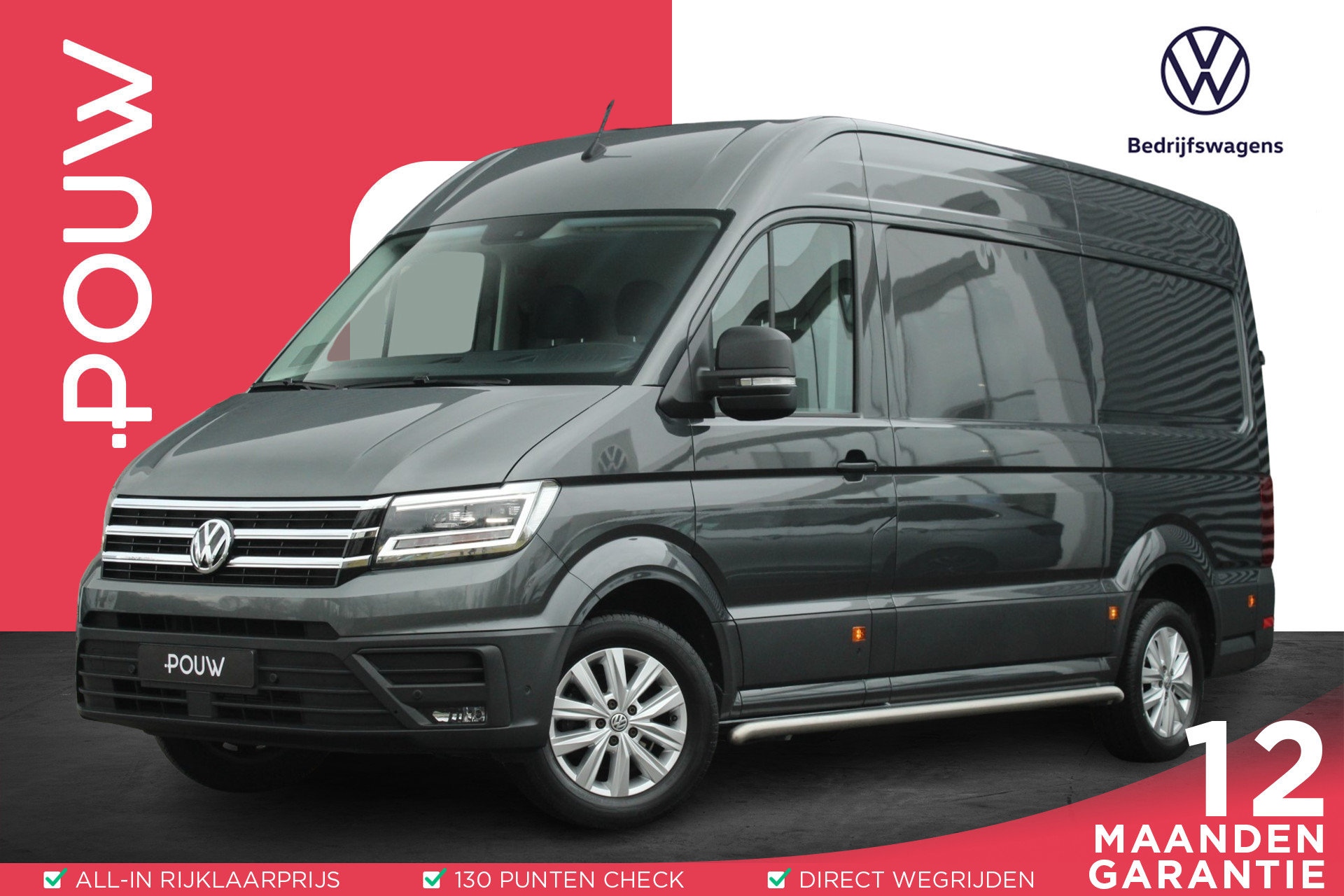 Volkswagen Crafter 30 2.0 TDI L3H3 140pk AUT Exclusive | Navigatie | LED koplampen | Camera | Adaptive Cruise Control | LM velgen