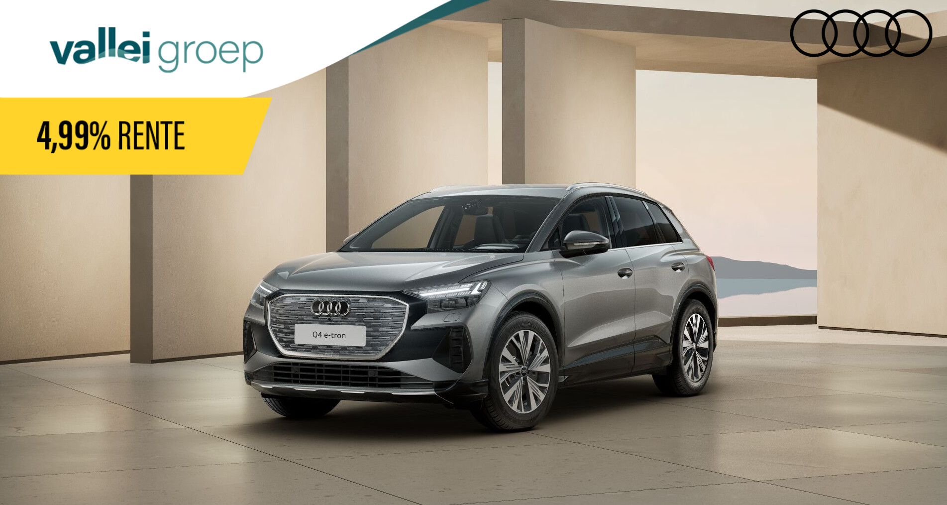 Audi Q4 e-tron Advanced edition e-tron 45 82 kWh 210 kW / 286 PK | Assistentiepakket plus | Comfortpakket | Privacy Glas |