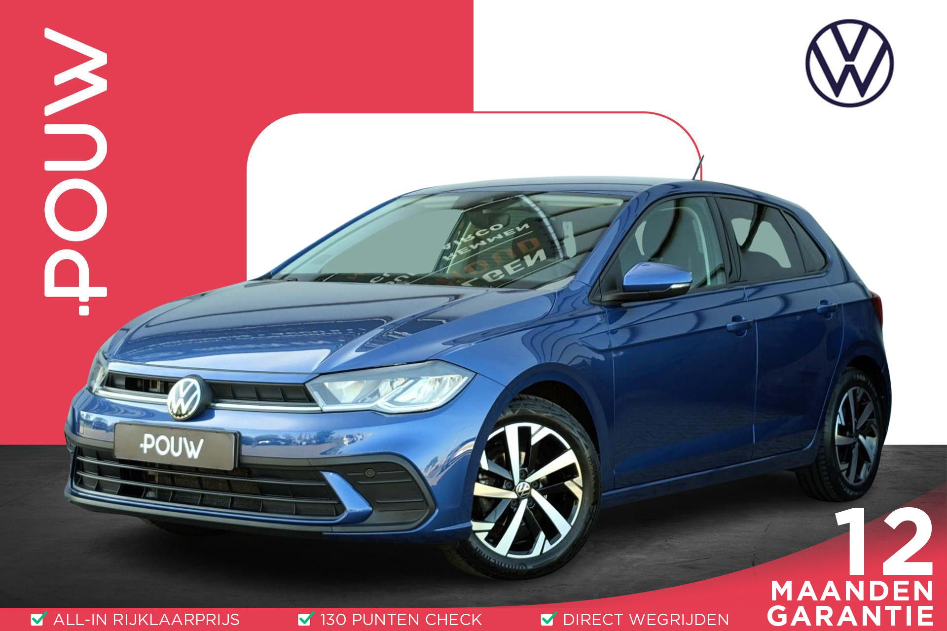 Volkswagen Polo 1.0 TSI 95pk DSG Life | App Connect Navigatie | PDC Voor & Achter | Adaptive Cruise