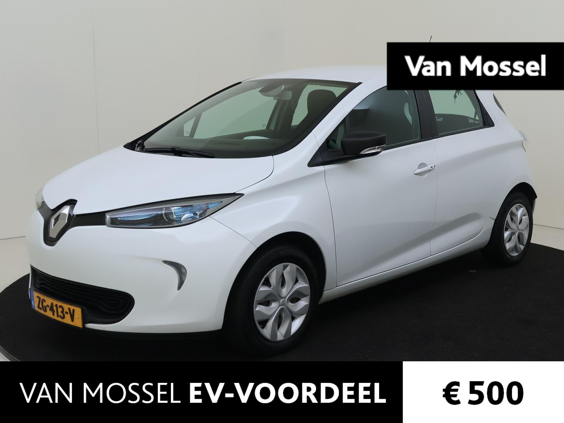 Renault ZOE R90 Life 41 kWh Inclusief koopaccu | Climate Control | ECC, Cruise control | Navigatie | Half lederen bekleding zwart |Park Distance Control achter |