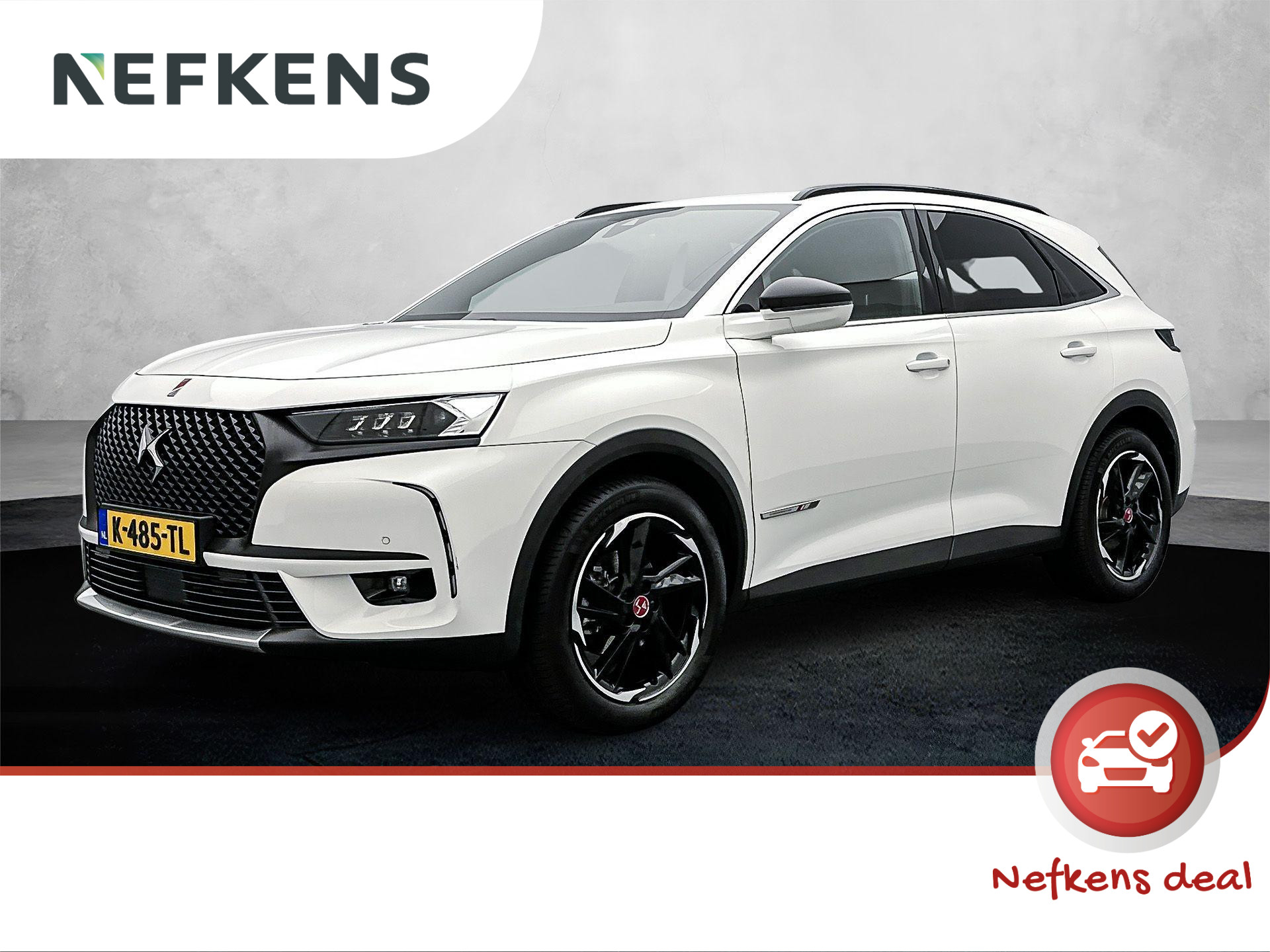 DS DS 7 Crossback SUV Performance Line 130 pk Automaat | Navigatie | Rondomzicht Camera | Alcantara Bekleding | Voorstoelen Verwarmd | Trekhaak Uitklapbaar | Keyless Start | Climate Control | Cruise Control | 19" Lichtmetalen Velgen | Apple Carplay/Android Auto |