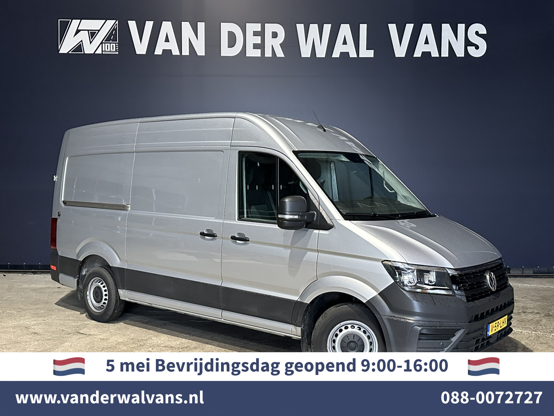 Volkswagen Crafter 2.0 TDI 141pk L3H3 L2H2 Euro6 Airco | Camera | Apple Carplay | Android Auto Cruisecontrol, Chauffeursstoel, Parkeersensoren, Bijrijdersbank
