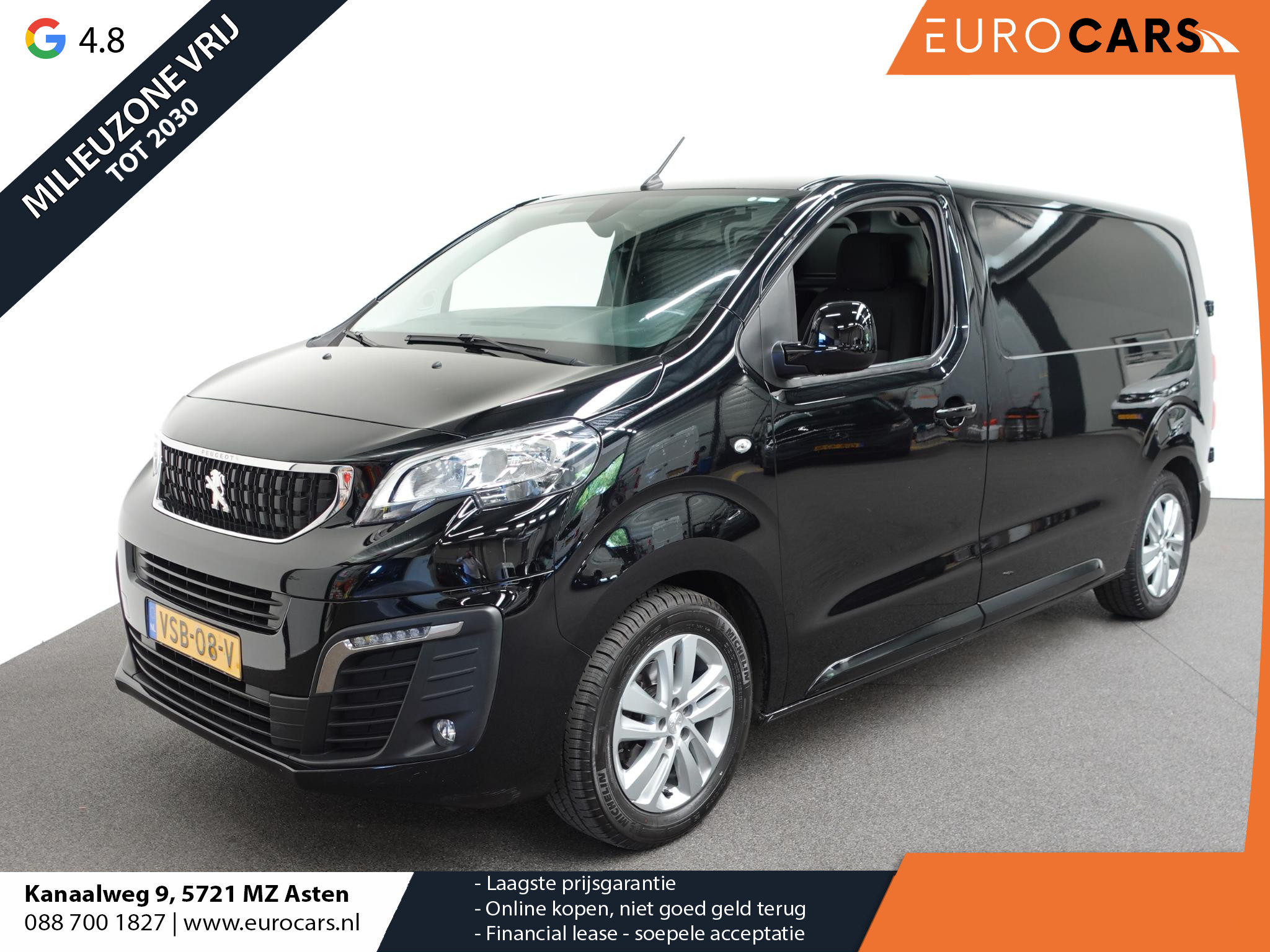Peugeot Expert L2H1 100pk Premium Apple Carplay Cruise control Parkeersensoren Airco
