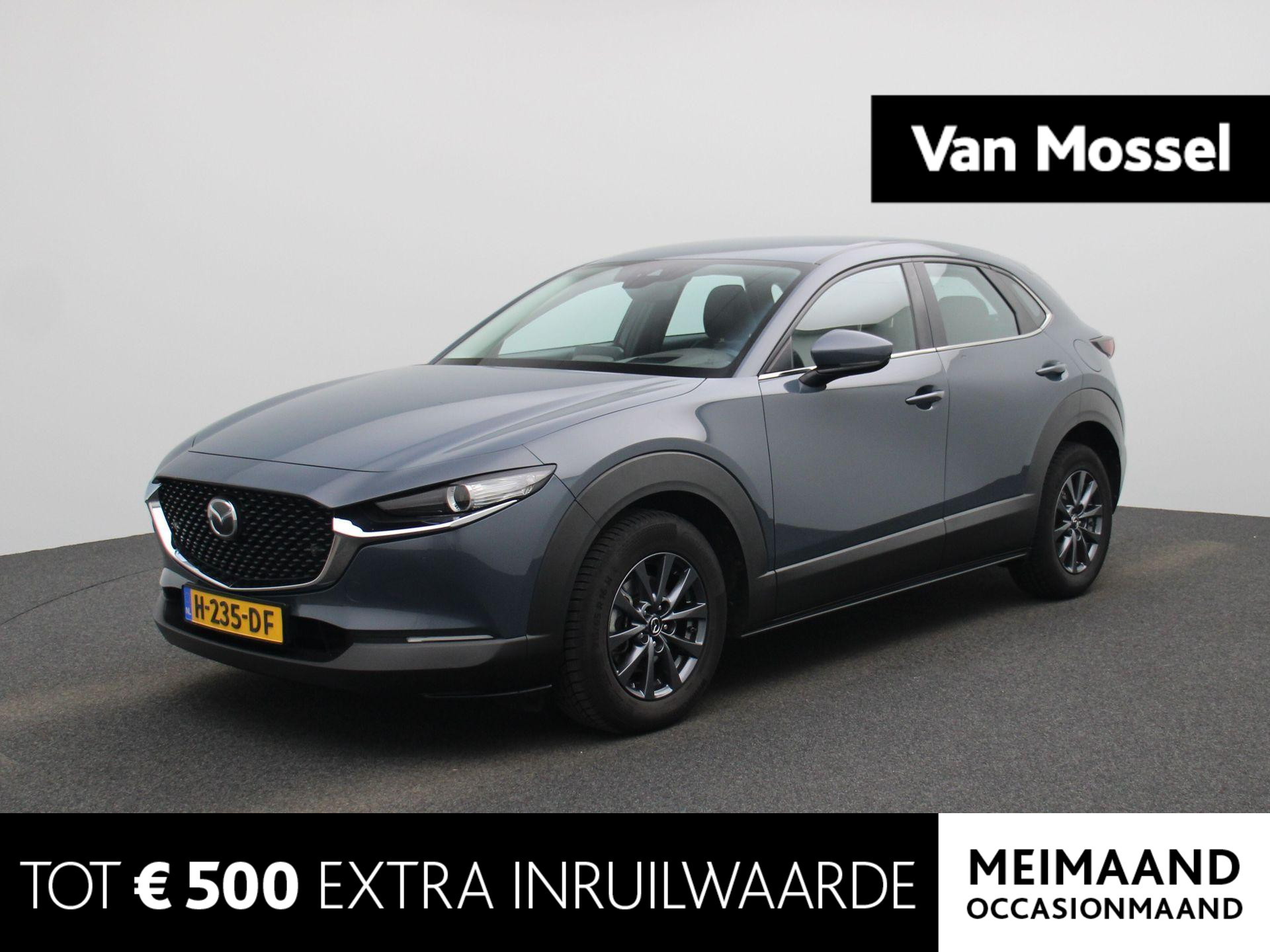 Mazda CX-30 2.0 e-SkyActiv-G M Hybrid Comfort | Navigatie | Camera | Stoel/Stuur verwarming | Memory seats Head up | | leder | | LMV | Climate control |