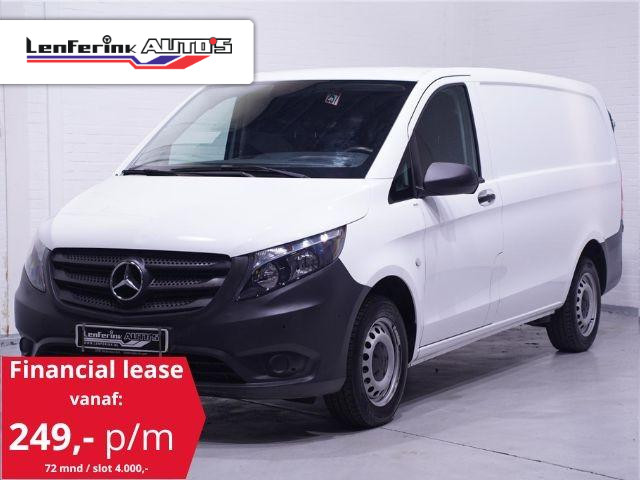 Mercedes-Benz Vito 116 CDI 163 pk Lang Navi, Camera, NAP, Trekhaak Airco, Cruise Control, PDC V+A, 2-Zits