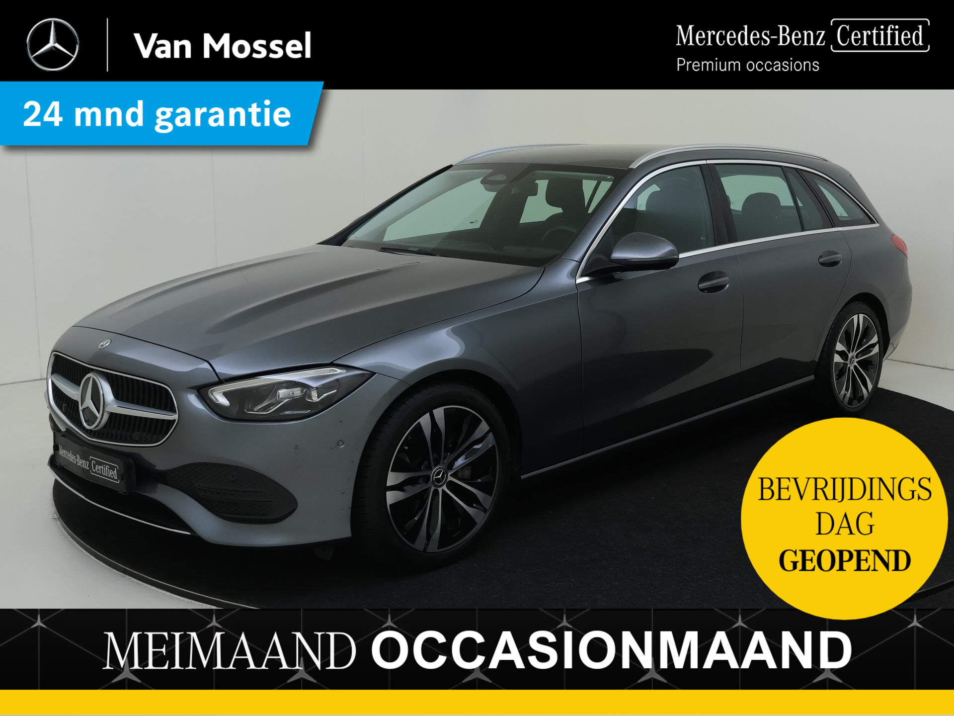Mercedes-Benz C-Klasse Estate 180 Luxury Line / Stoelverwarming / Achteruitrijcamera / Easypack-Achterklep /