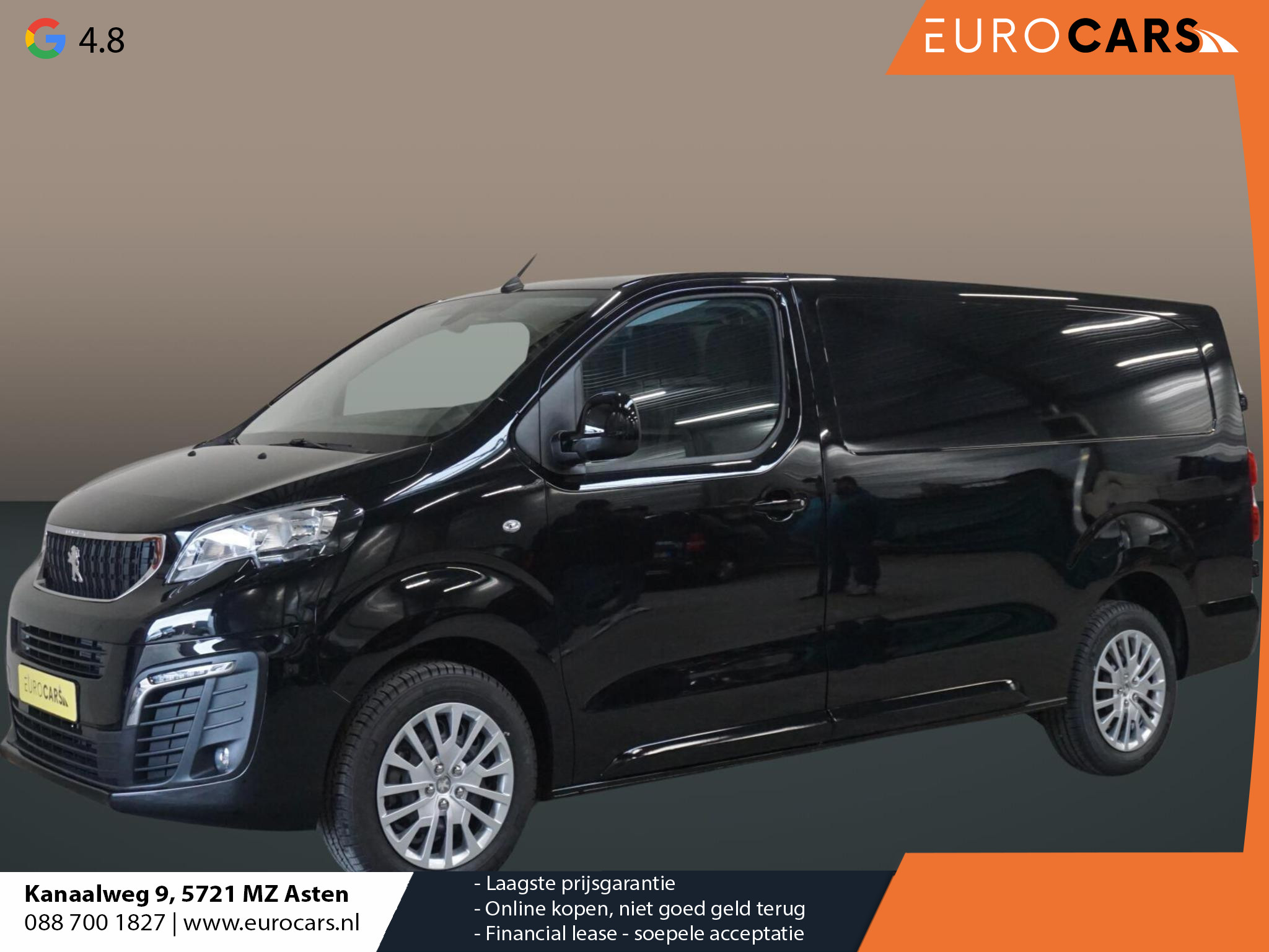Peugeot Expert 145pk L3 Automaat Airco Cruise Navi Trekhaak Airco Cruise Control Trekhaak