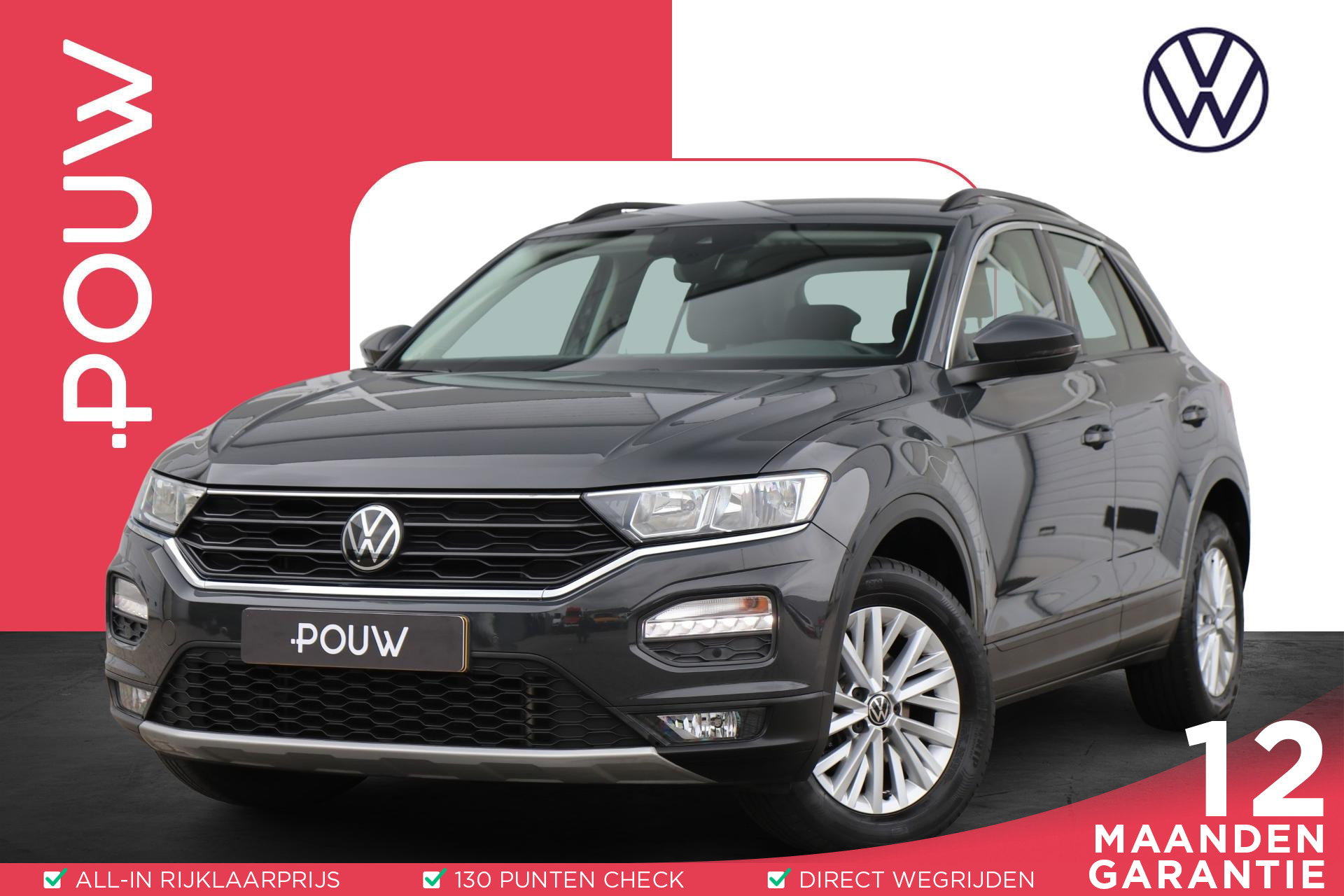 Volkswagen T-Roc 1.0 TSI 110pk Style | Airco | Parkeersensoren | Cruise Control Adaptief
