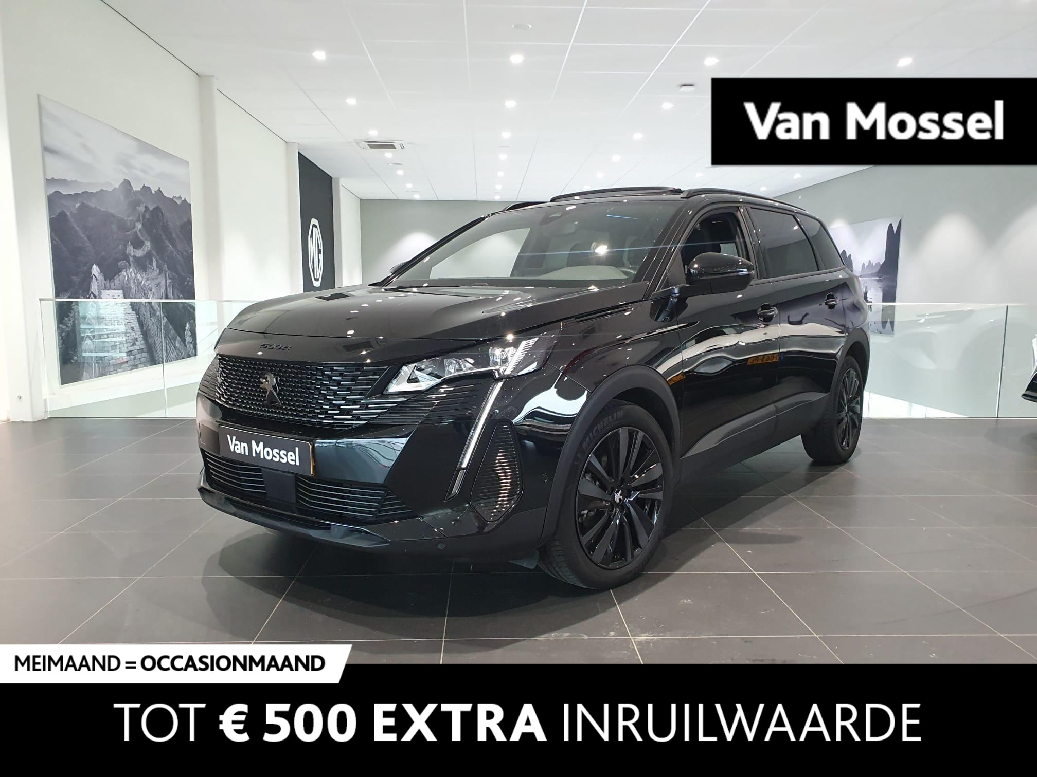 Peugeot 5008 1.2 Hybrid GT | Black Pack | Panoramisch schuif/kanteldak | Navigatie | Zeer compleet!