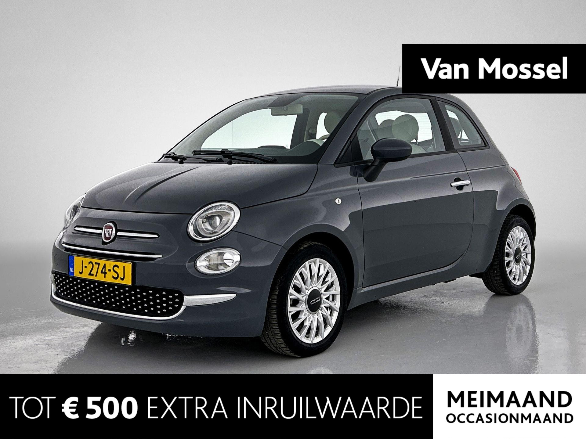 Fiat 500 1.0 Hybrid Lounge | Parkeersensoren | Regen & lichtsensor | Cruise Controle "| LMV 15" |