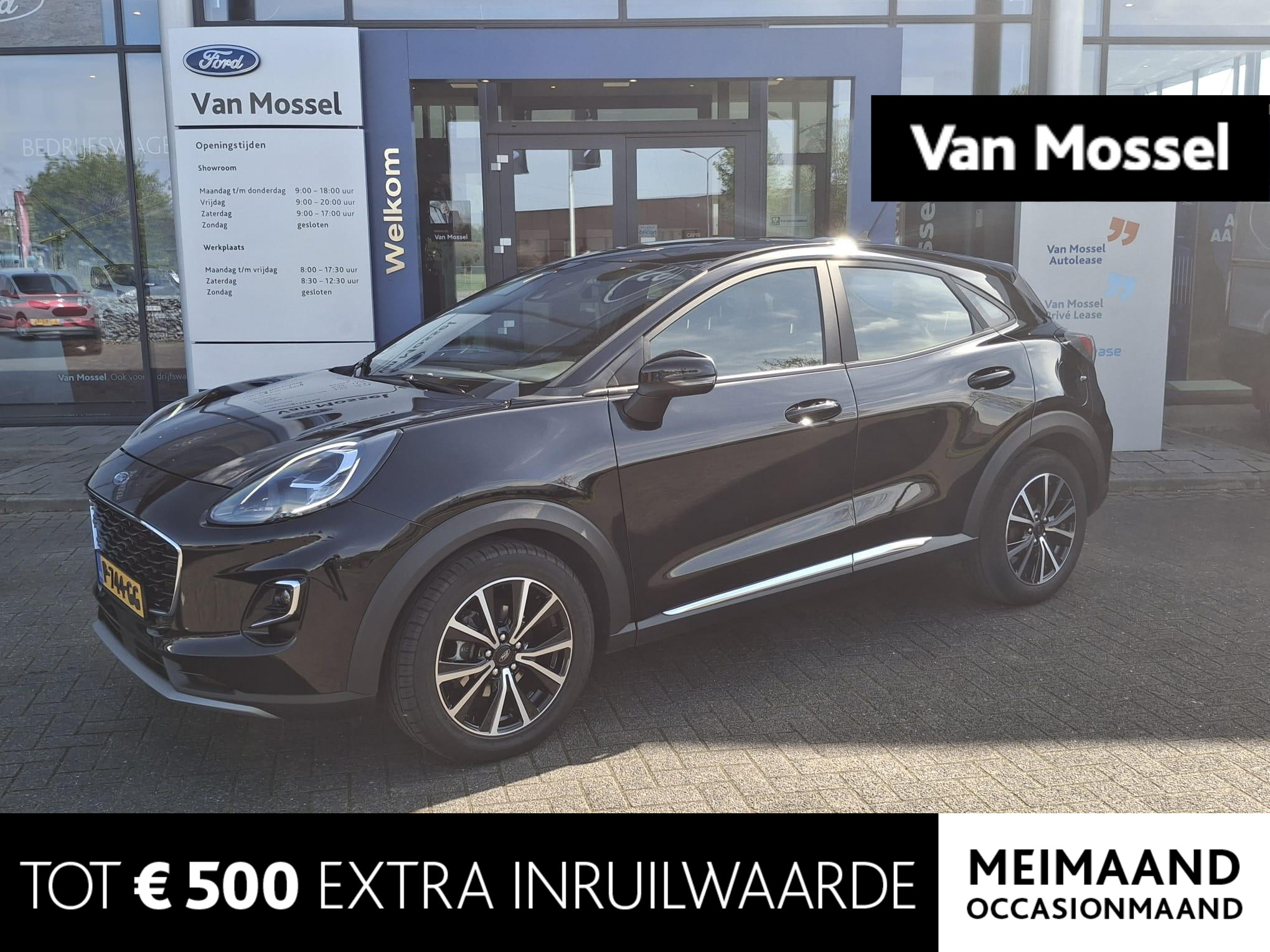 Ford Puma 1.0 EcoBoost Hybrid Titanium | 125PK | Automaat | Trekhaak | Elektrisch verwarmbare voorruit | Stoelverwarming | Apple Carplay / Android Auto | Parkeersensoren