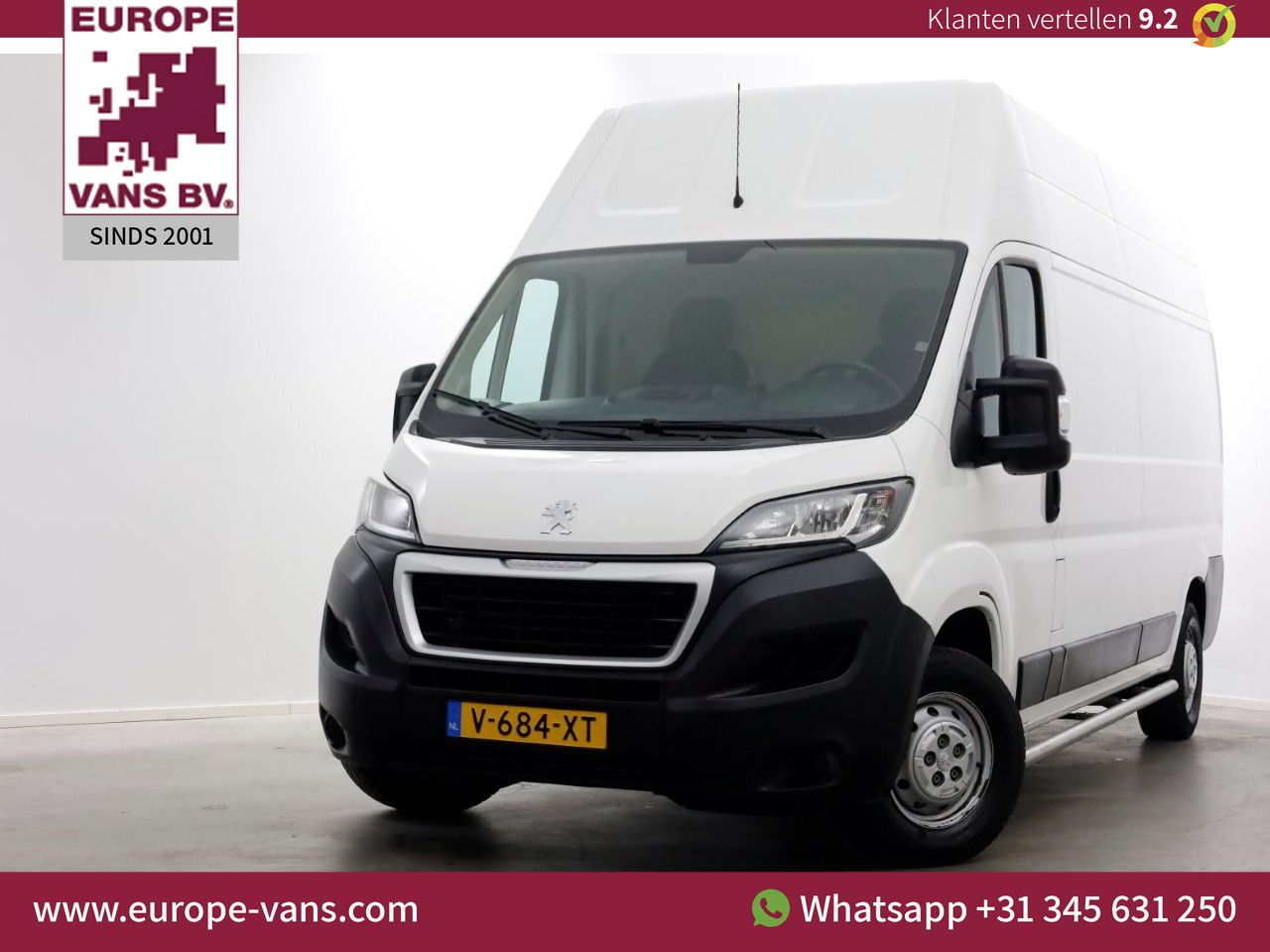 Peugeot Boxer 2.2 BlueHDi 140pk E6 L3H3 Premium Airco/Camera 04-2019