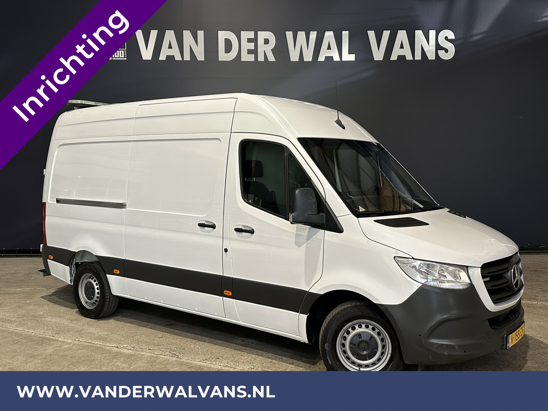 Mercedes-Benz Sprinter 316 CDI 164pk 3500kg Trekhaak L2H2 inrichting met omvormer Euro6 Airco | Camera Apple Carplay, Android Auto, Cruisecontrol, Parkeersensoren