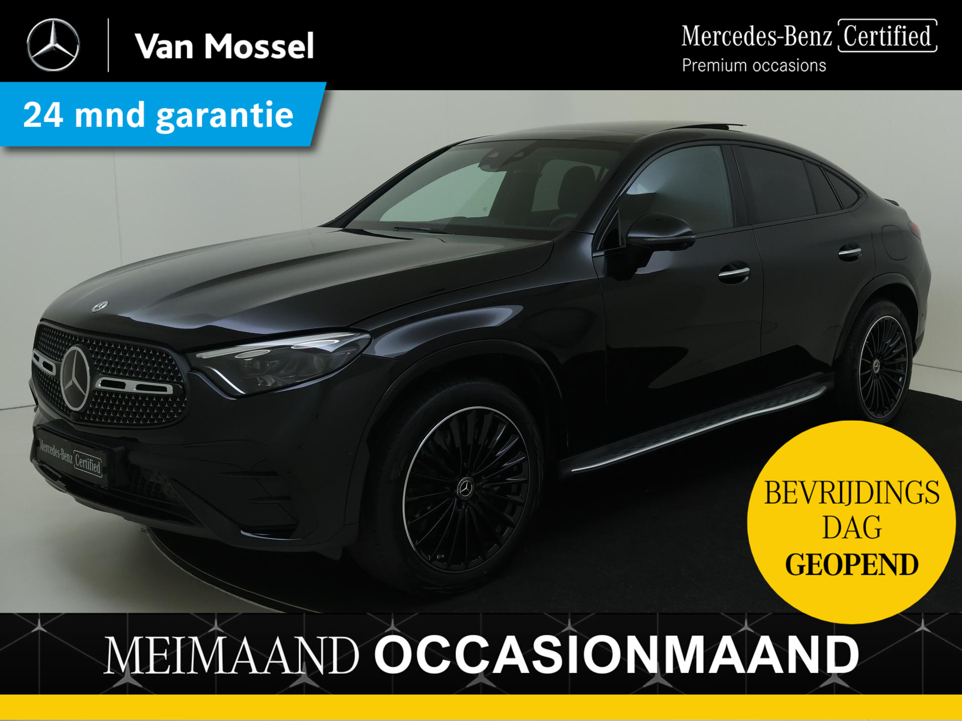 Mercedes-Benz GLC Coupé 400e 4MATIC AMG Line / Premium Plus/ AIRMATIC/ Achterasbesturing/ Panoramadak/ Night/ 20 inch/ El. Trekhaak/