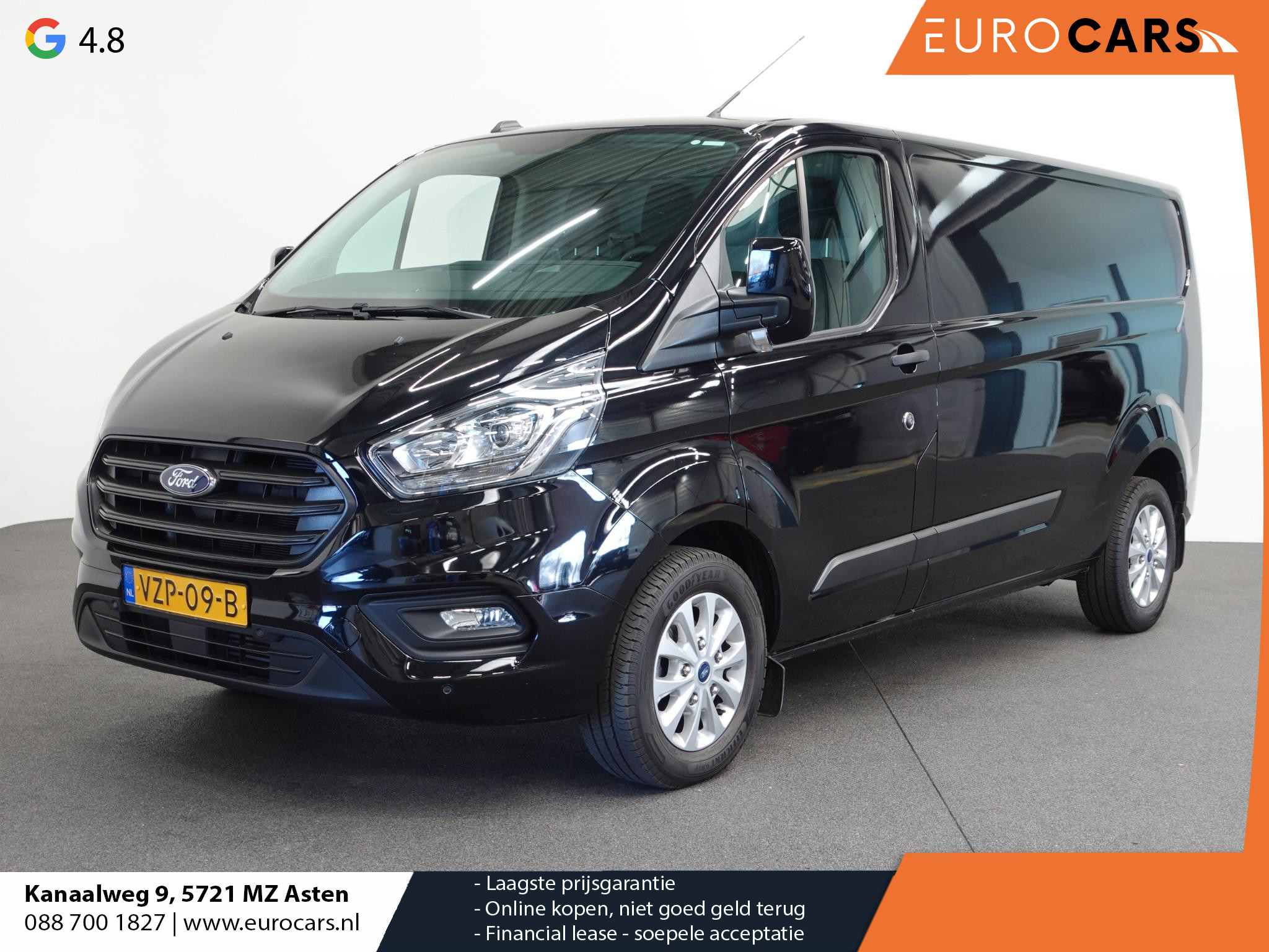 Ford Transit Custom 300 2.0 TDCI L2H1 Trend Automaat Airco Navi Cruisecontrol Camera Parkeersensoren Trekhaak