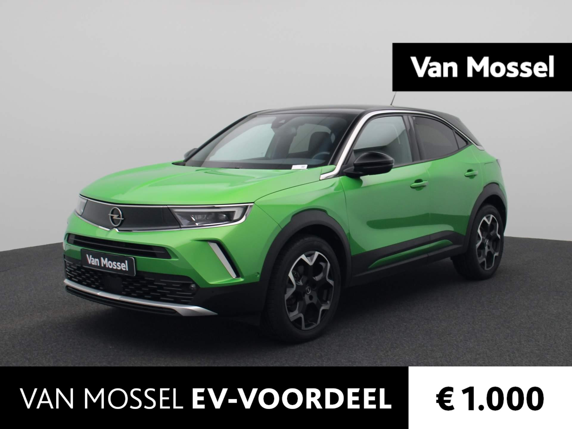 Opel Mokka-e Ultimate 50-kWh | HALF-LEDER INTERIEUR | ACHTERUITRIJCAMERA | NAVIGATIE | LED VERLICHTING | APPLE CARPLAY | ANDROID AUTO | CLIMATE CONTROL | PARKEERSENSOREN |
