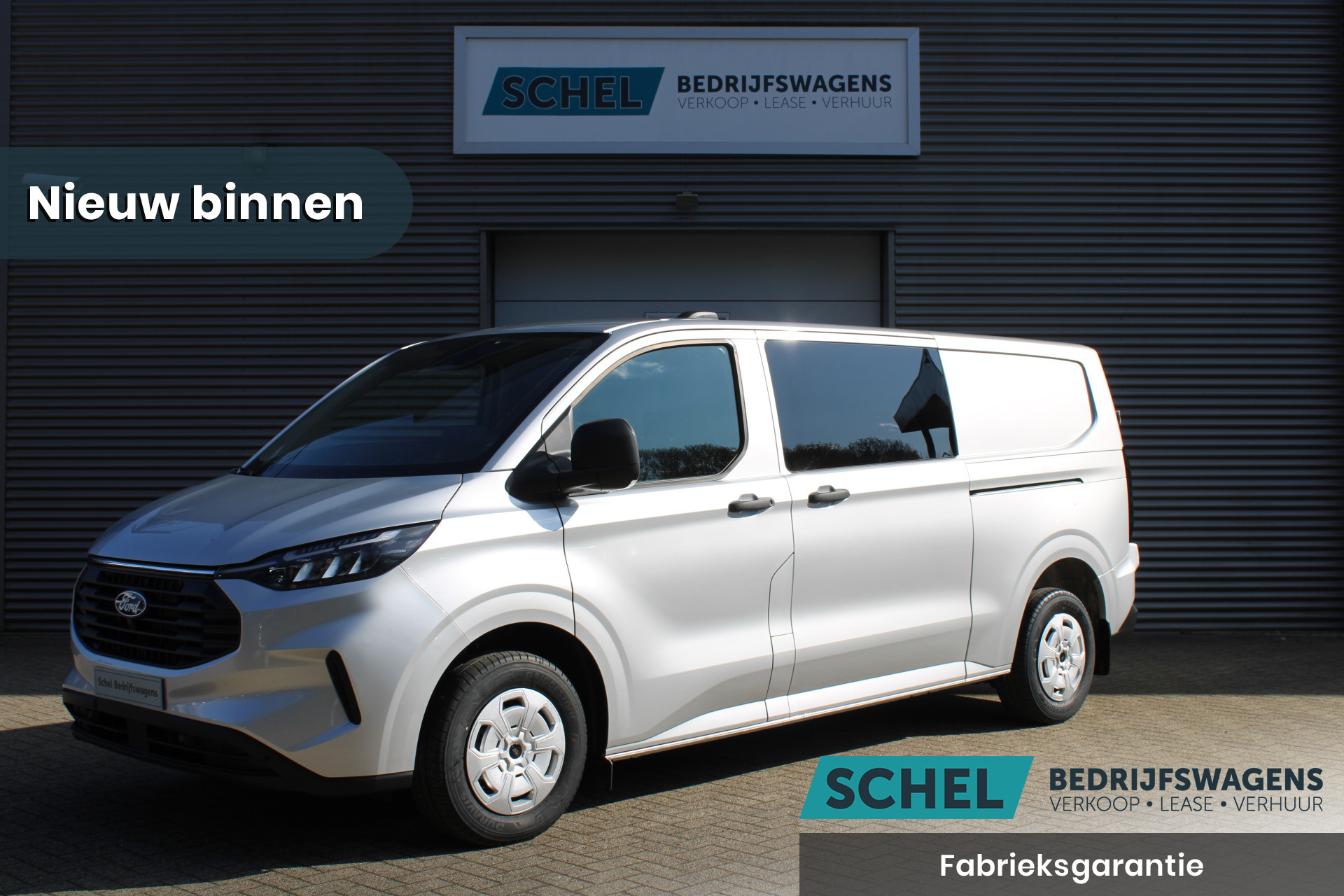 Ford Transit Custom 320 2.0 TDCI L2H1 Trend DC 150 pk - LED Koplampen - 5 Zits - 2x Schuifdeur - Stoelverwarming - Privacyglass