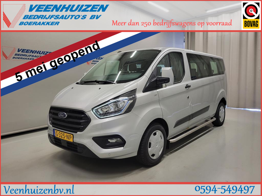 Ford Transit Custom 2.0TDCI Personenbus 9-persoons Incl. BPM Euro 6!
