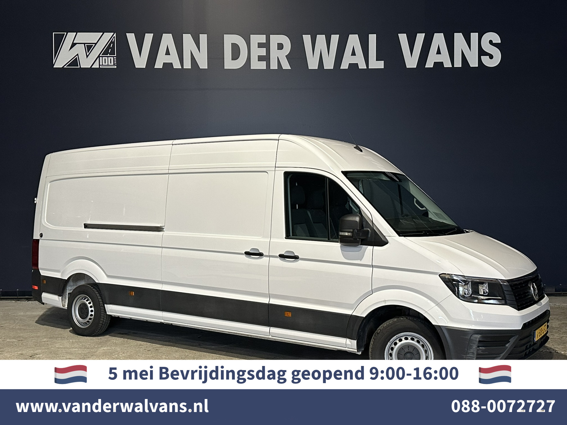 Volkswagen Crafter 2.0 TDI 141pk Automaat L4H3 L3H2 Euro6 Airco | Camera | Apple Carplay | Cruisecontrol Android Auto, Stoelverwarming, Bijrijdersbank, 3000kg trekvermogen