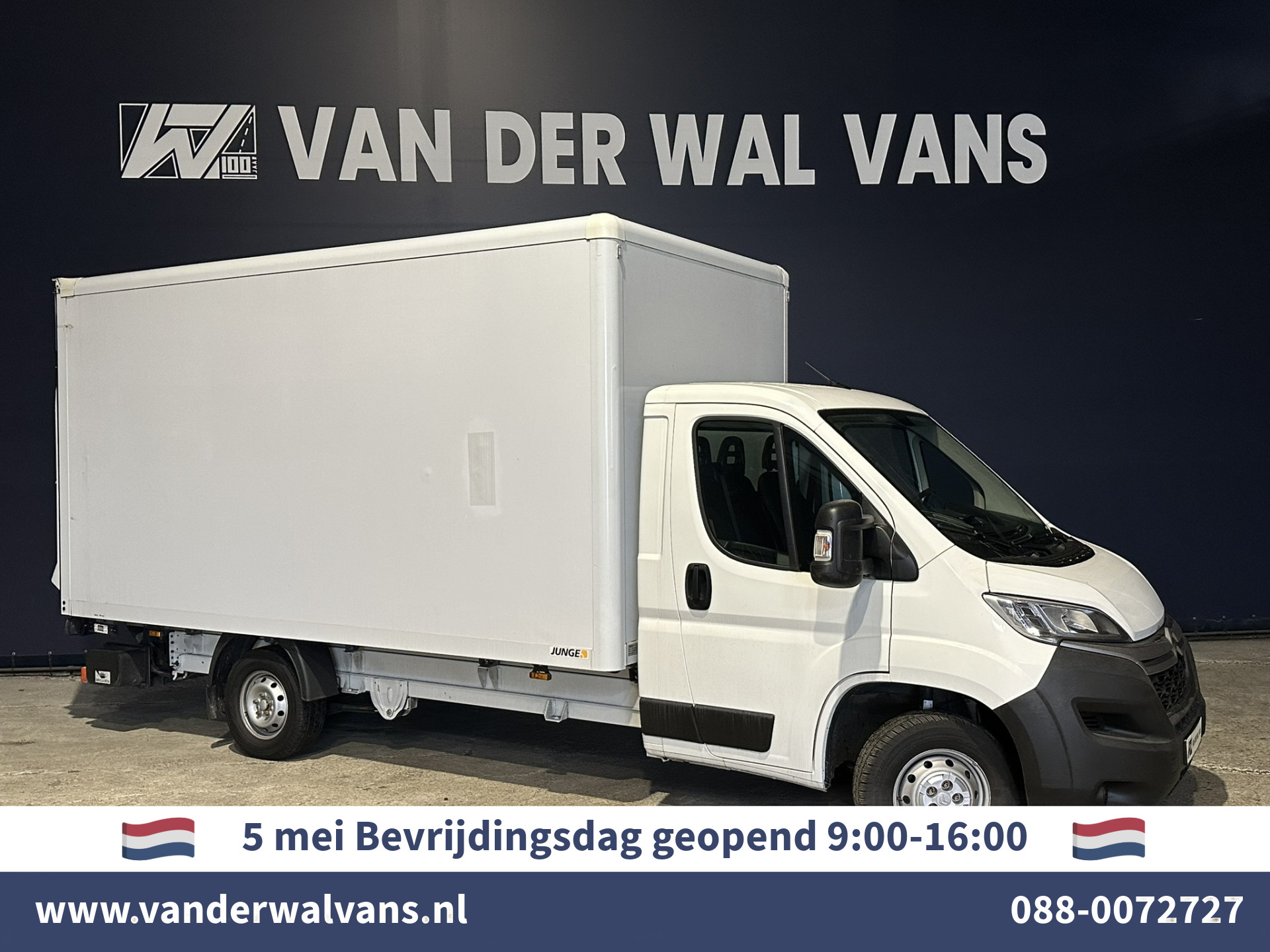 Citroën Jumper 2.2 BlueHDi 141pk Bakwagen Laadklep 1075kg Laadvermogen Euro6 Airco | bijrijdersbank