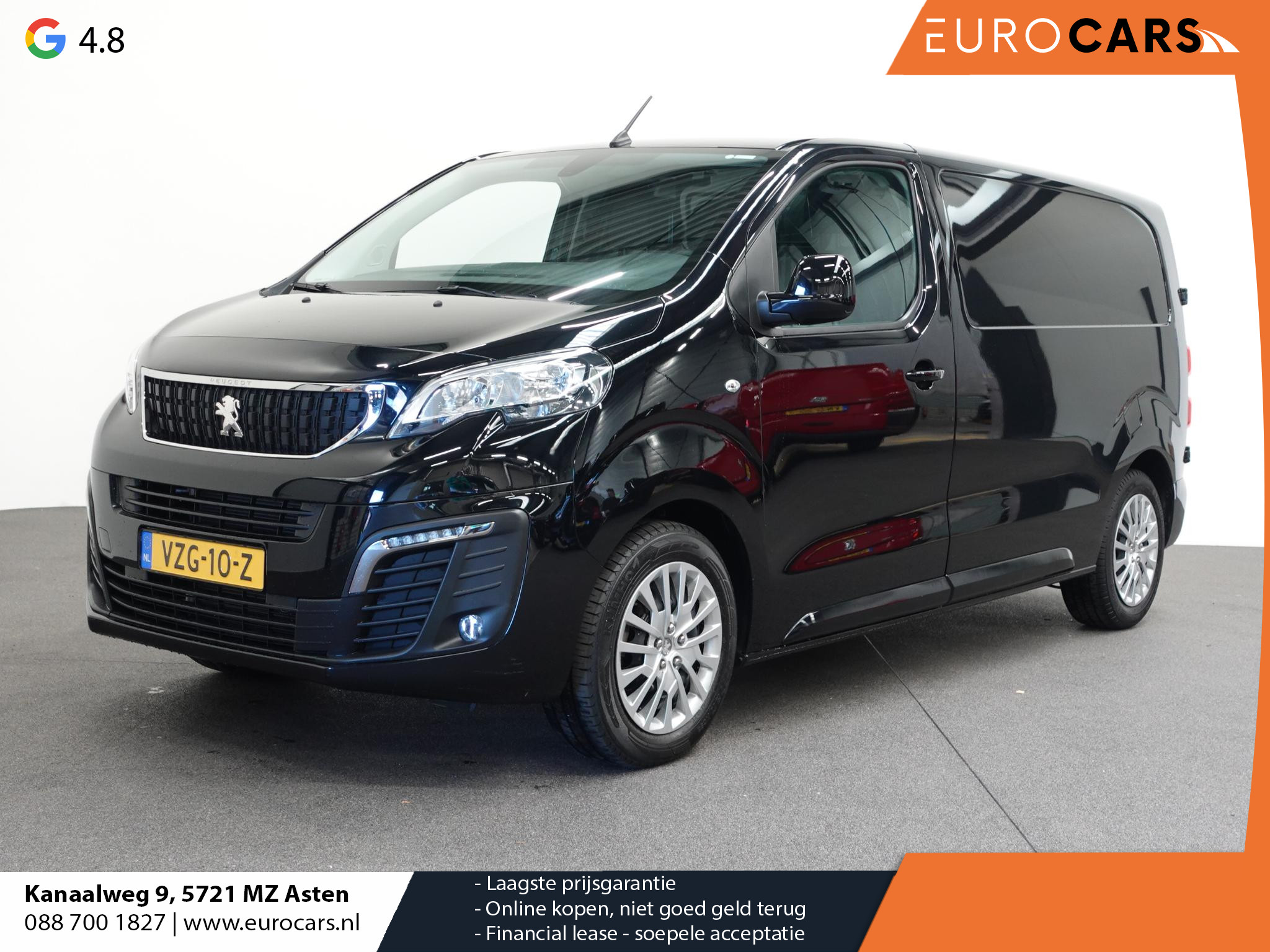 Peugeot Expert 1.5 BlueHDI 120PK L2H1 Airco Navi Trekhaak Carplay Cruise Control Side Bars