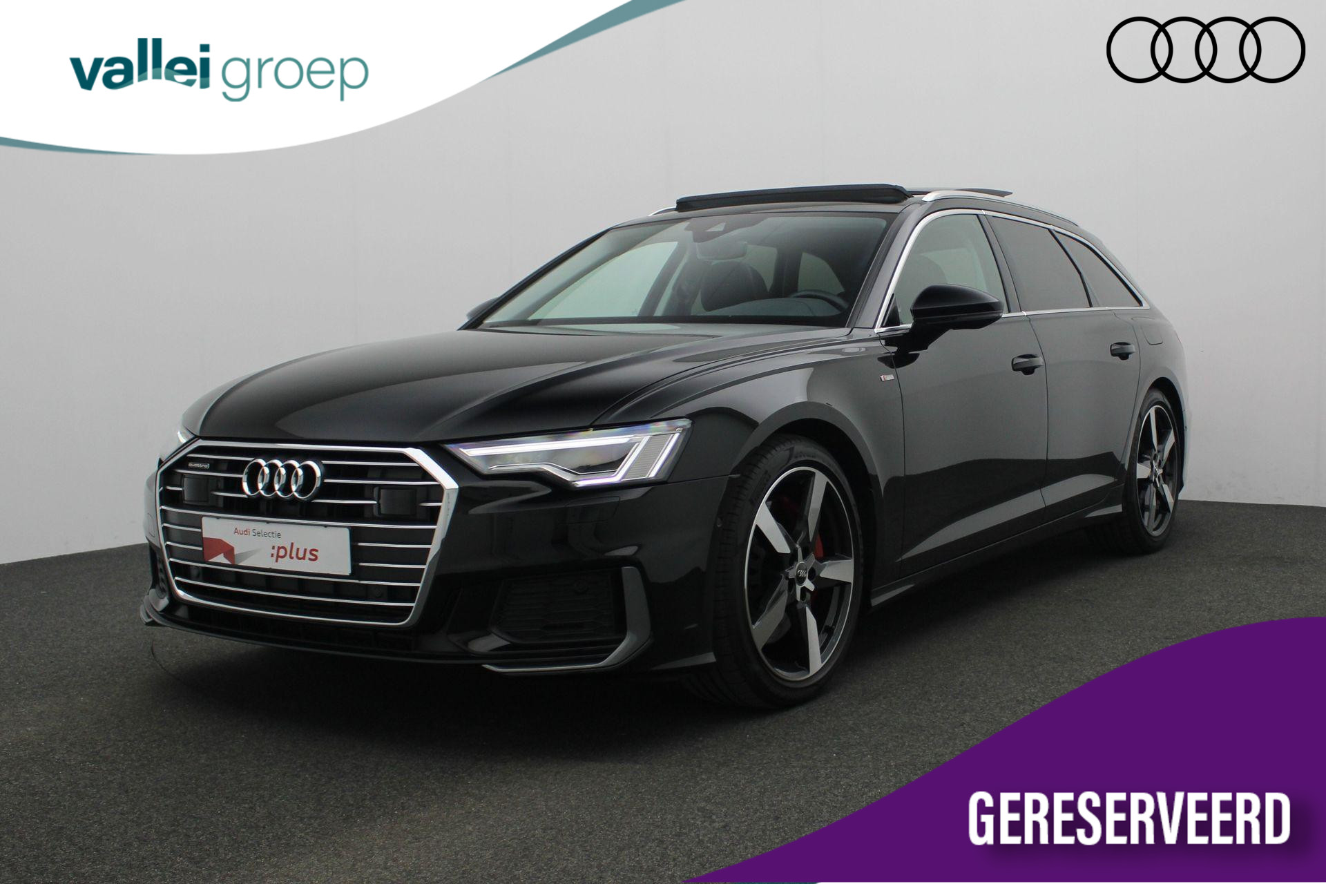 Audi A6 Avant 55 TFSI e 367PK S-tronic quattro Pro Line S Competition / S-Line | Panoramadak | Matrix LED | Leder/alcantara | Stuur-/stoelverwarming | Sportonderstel