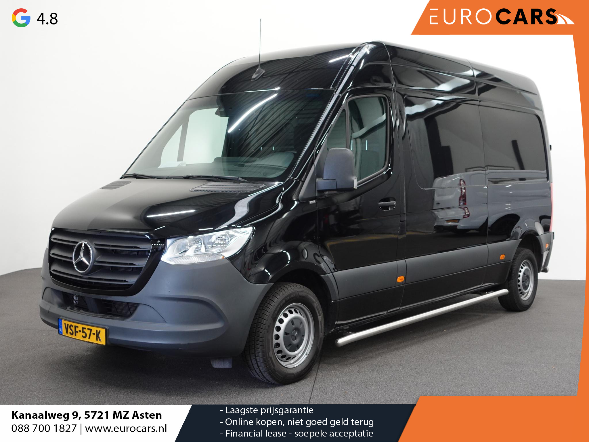 Mercedes-Benz Sprinter L2H2 Automaat Airco Cruise Navi Camera Parkeersensoren Sidebars Carplay