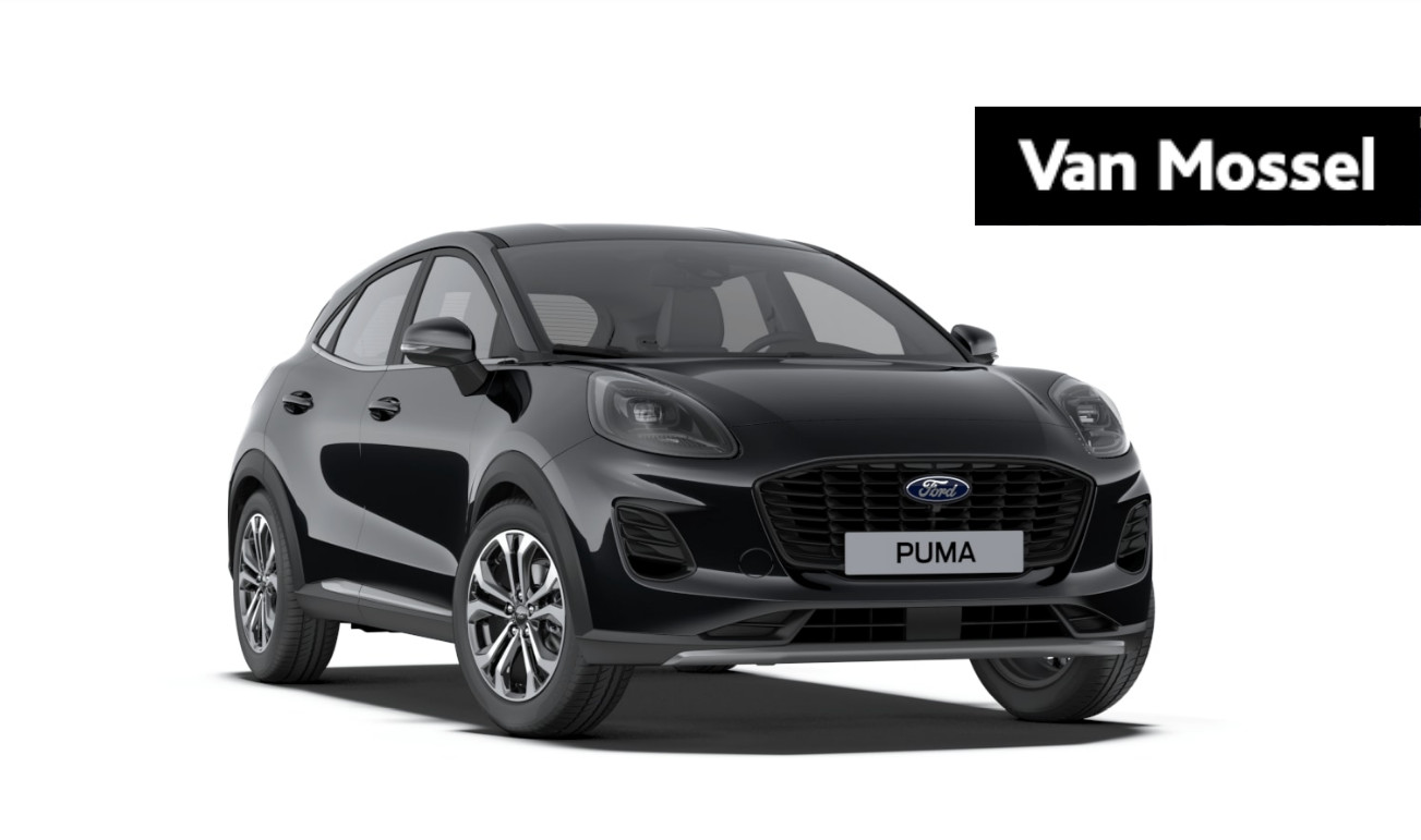 Ford Puma 1.0 EcoBoost Hybrid Titanium | Nu tegen 0.99% rente met Ford Options| FACELIFT | €4000,- FORD VOORDEEL | NU TE BESTELLEN | AGATE BLACK |