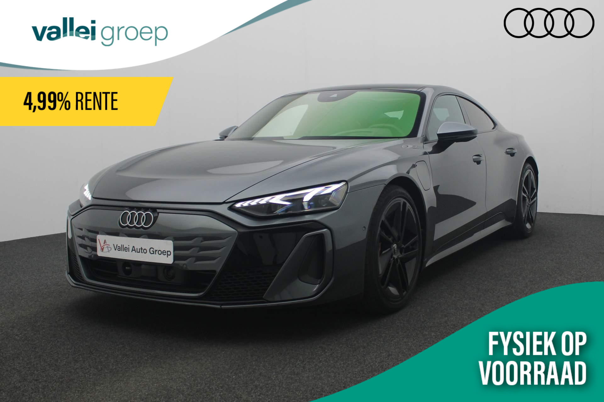 Audi e-tron GT Sportback S 105 kWh 435 kW / 592 pk Quattro | Assistentiepakket plus remote | Glazen panoramadak smart glass | Vierwiel- en sportbesturing