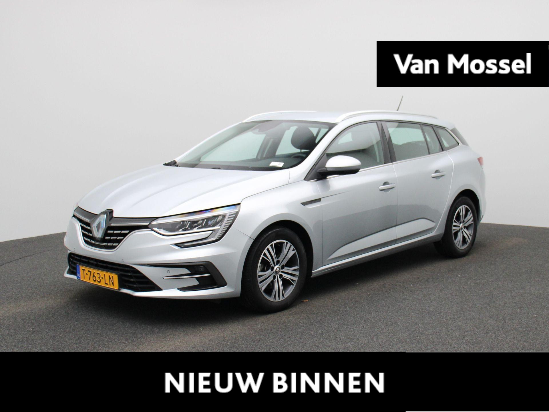 Renault Mégane Estate TCe 140 Equilibre | Easy Link multimediasysteem met Apple CarPlay & Android Auto | Climate Control | Pack Style = lichtmetalen velgen + dakrails | Metaalkleur | Parkeersensoren v+a |