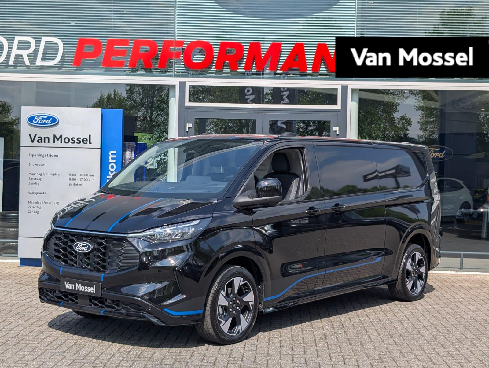 Ford Transit Custom 320 2.0 TDCI L2H1 SPORT | NU MET €3.105,00 VOORDEEL! | TREKHAAK | NAVIGATIE | DRIVER ASSISTANCE PACK | AGATE BLACK |