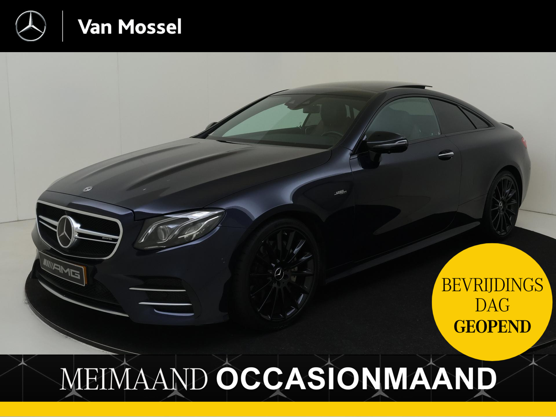 Mercedes-Benz E-Klasse Coupé AMG 53 4MATIC Premium Plus AMG /Panoramadak / Night pakket/ Rijassistentiepakket /Memory /Burmester