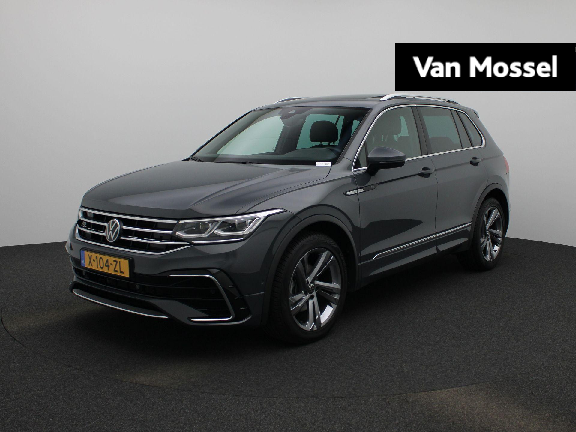 Volkswagen Tiguan 1.5 TSI R-Line Business 150 PK | R-Line | Automaat | Achteruitrijcamera | Panoramadak | Trekhaak | Navigatie | Adaptive cruise control | Stoelverwarming | LED Matrix | Dodehoeksensor | Stuurverwarming |