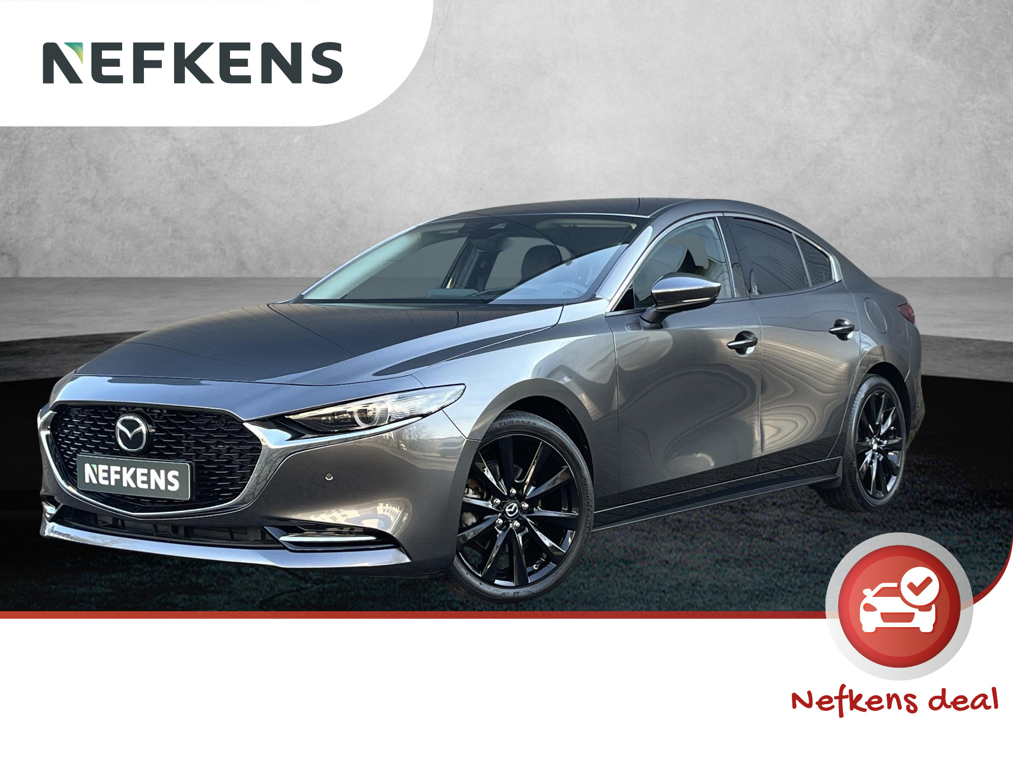 Mazda 3 180pk M Hybrid Luxury 1ste eigenaar | BOSE | Camera | LEER | Keyless | LED | AUTOMAAT