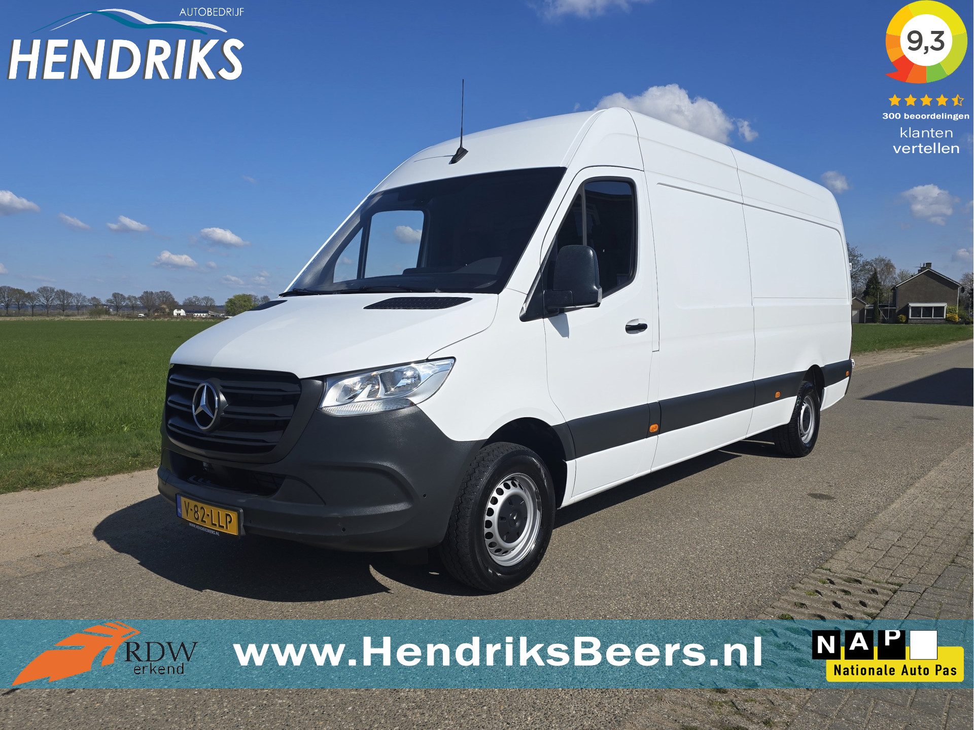Mercedes-Benz Sprinter 315 1.9 CDI L3 H2 - 150 Pk - Euro 6 - RWD - MBUX - Camera - Airco - Cruise Control