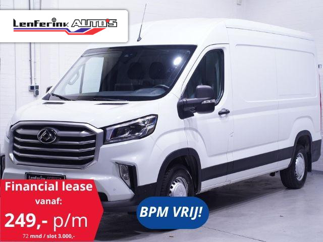 Maxus Deliver9 2.0 CiT 148 pk L3H2 Airco, Camera, Apple Carplay Laadruimte Pakket, PDC V+A, Cruise Control, 3-Zits