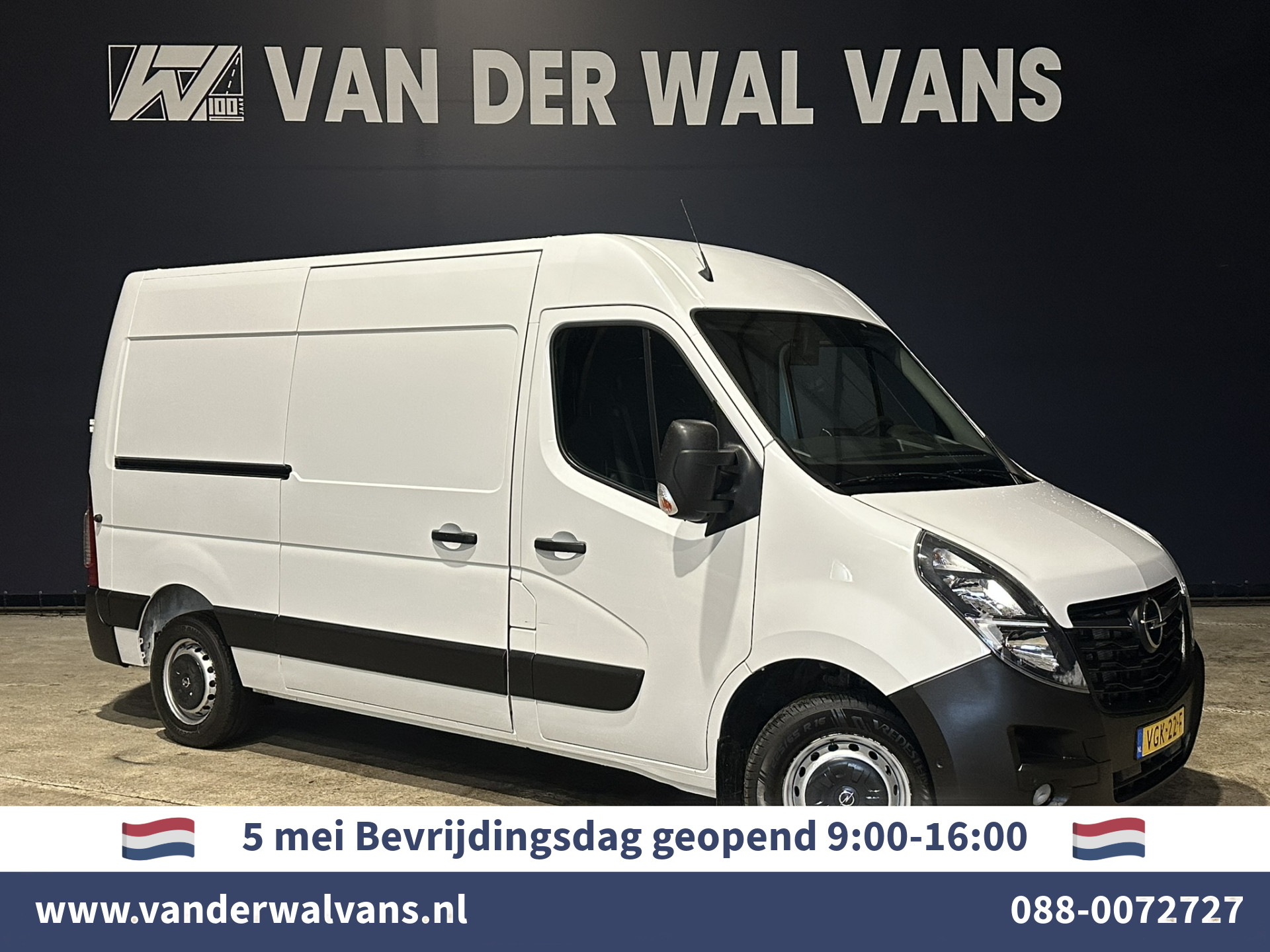 Opel Movano 2.3 Turbo 150pk L2H2 Euro6 Airco | Leder | 2500kg Trekhaak | Navigatie | Camera cruisecontrol, parkeersensoren, LED, bijrijdersbank
