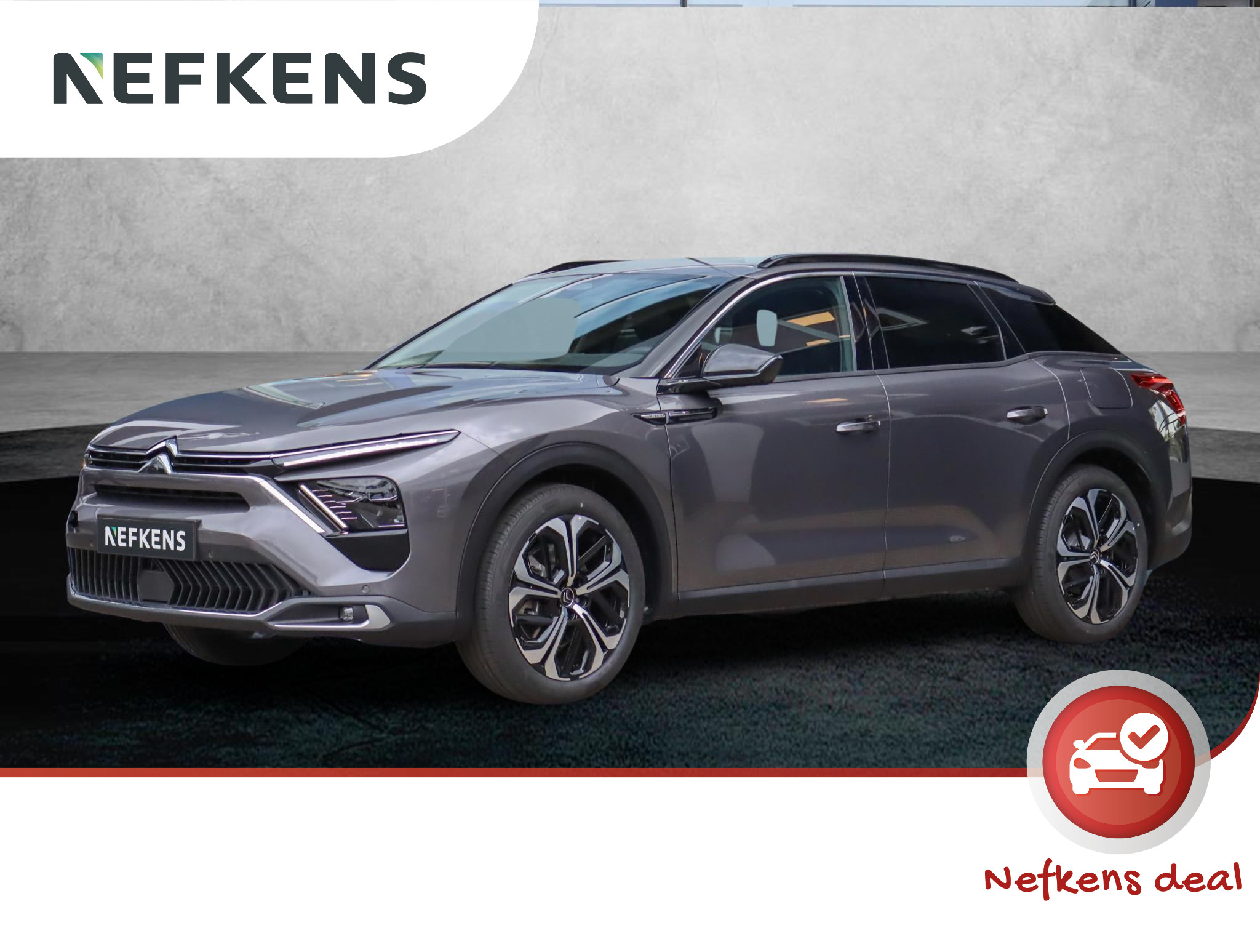 Citroën C5 X 1.6 225 PK Plug-in Hybrid Max ( Stoel/Stuurverwarming | Navigatie | 360 Camera | Elektrische Klep | AppleCarPlay/AndroidAuto )