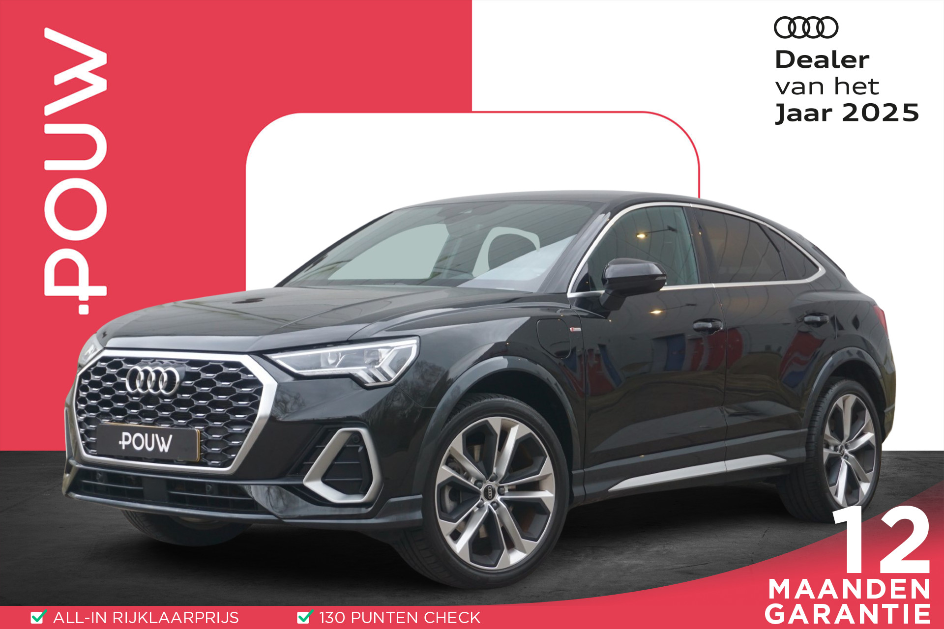 Audi Q3 Sportback 45 TFSIe 245pk PHEV S Edition | SONOS | Stoelverwarming | Adaptief Onderstel