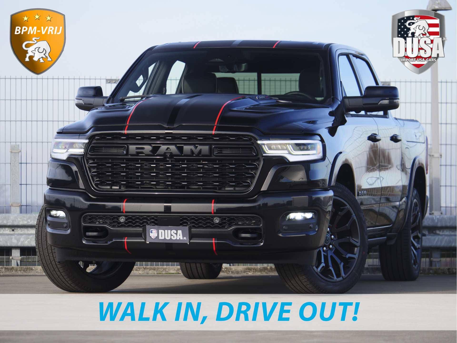 Dodge Ram 1500 | Limited | Night | 3.0L Twin-Turbo I6 | High Output | BPM-VRIJ Passenger Display | 14,4 Touch Screen |  LPG | RAMBOX Getoonde accessoires zijn verkrijgbaar tegen meerprijs