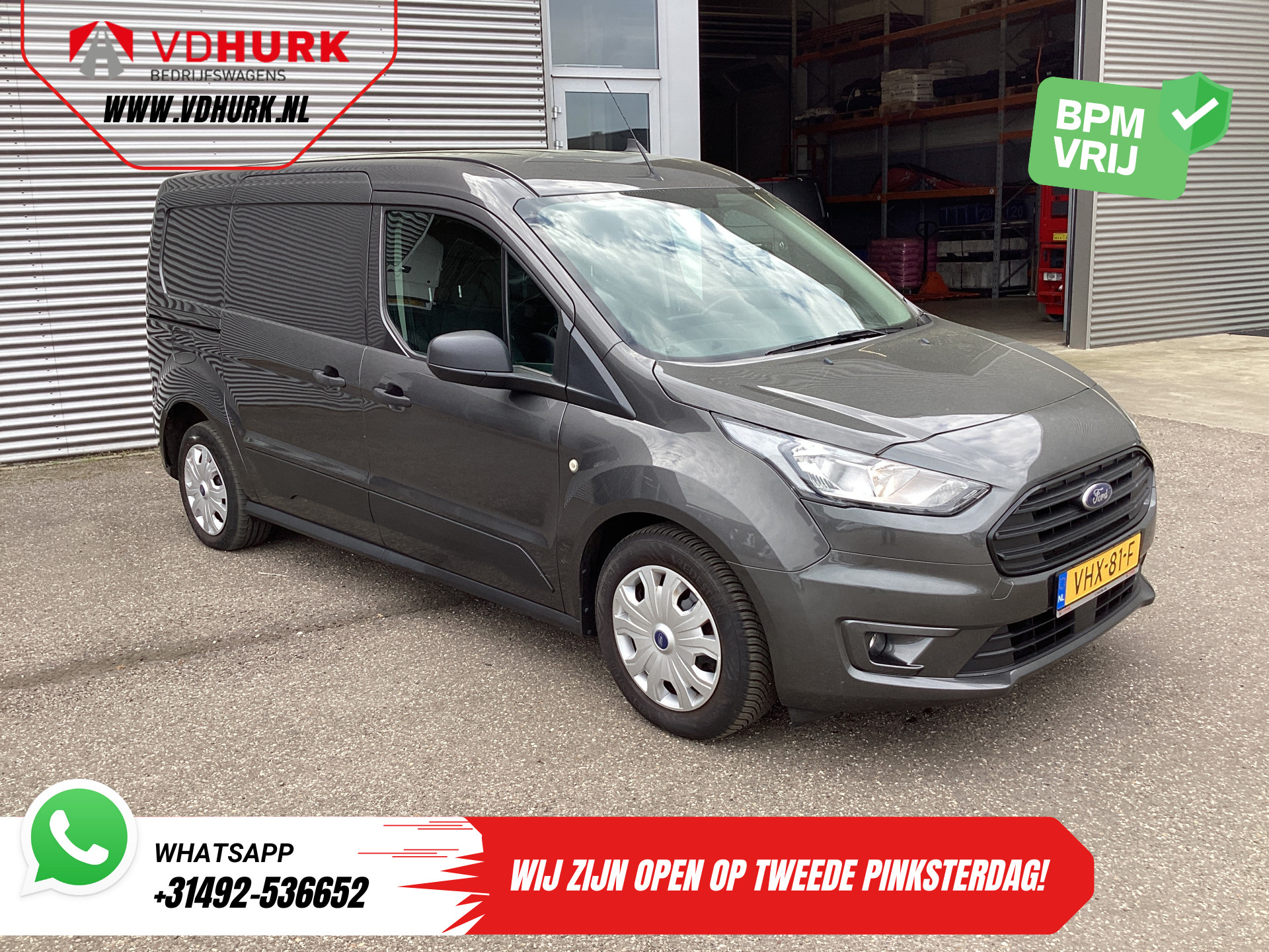 Ford Transit Connect 1.0 EcoBoost BENZINE L2 Trend BPM VRIJ! NL Auto/ Carplay/ Airco/ Camera/ Cruise/ PDC
