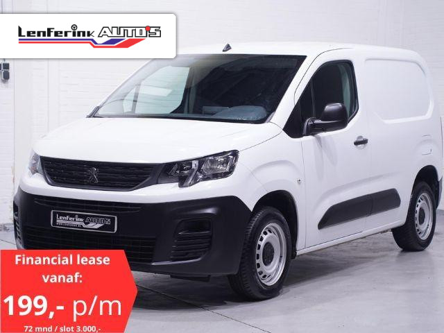 Peugeot Partner 1.5 BlueHDi 100 pk L1 Airco, Apple Carplay Cruise Control, Laadruimte pakket, PDC achter, 3-Zits