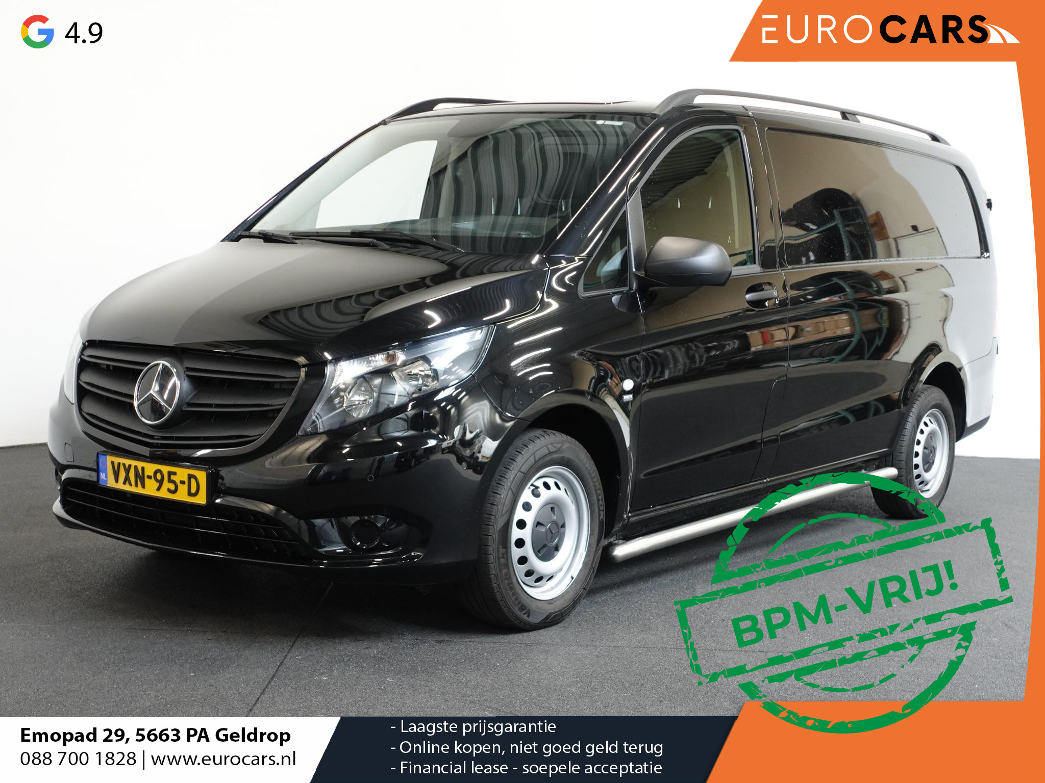 Mercedes-Benz Vito 114 CDI Lang Automaat Apple Carplay Camera Trekhaak Cruise control Airco Bluetooth